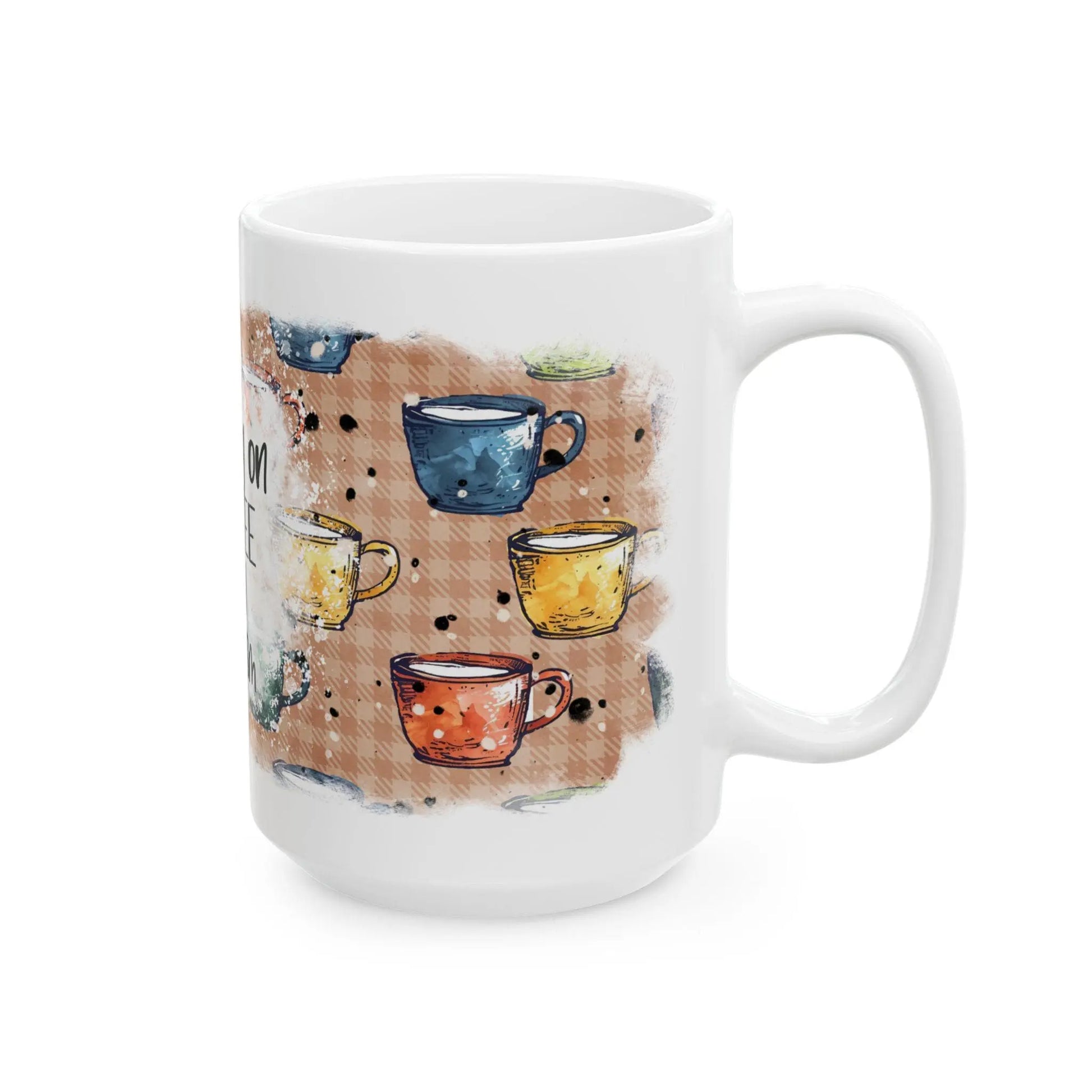 Funny Sarcastic Coffee Mug: Office Humor Gift for Coffee Lovers Rainbow Chaos Art Studio