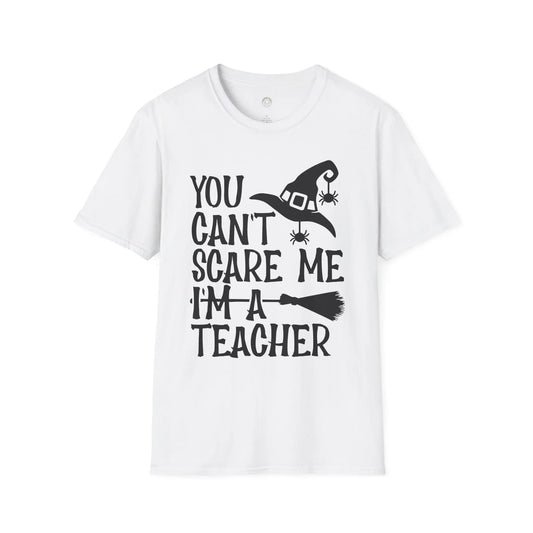 Halloween Teacher T-Shirt, Funny Teacher Shirt, Gift for Educators, Unisex Softstyle Tee, Halloween Costume, Teacher Appreciation Printify