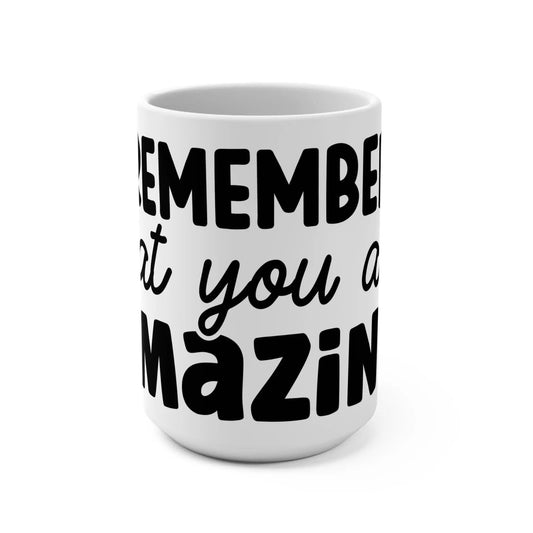 Inspirational Mug, Motivational Coffee Cup, Reminder Mug, Gift for Friends, Unique Affirmation Drinkware Rainbow Chaos Art Studio