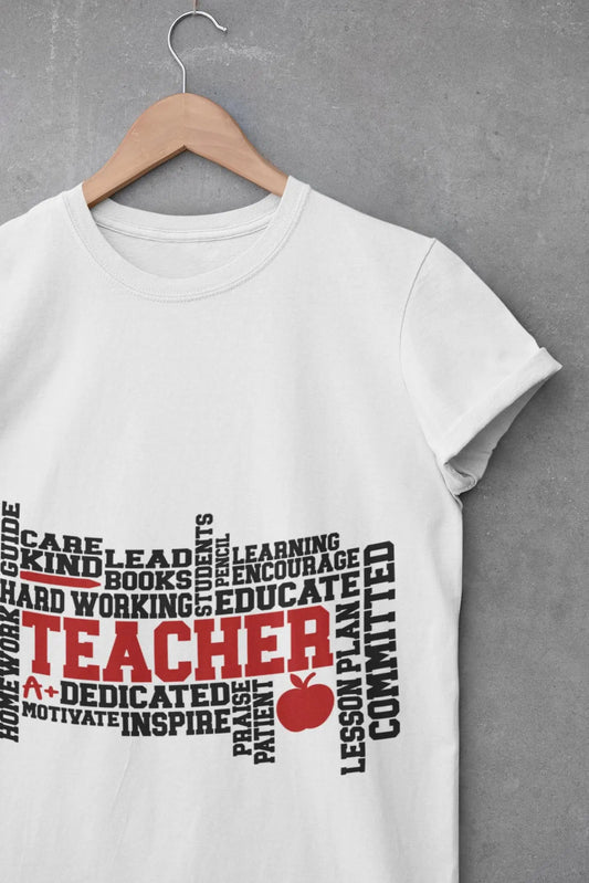 Inspirational Teacher T-Shirt: Unisex Educator Gift Rainbow Chaos Art Studio