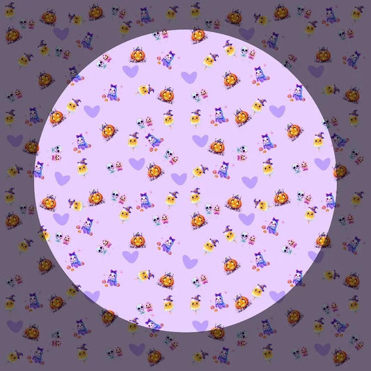 Candy Cuties Seamless Pattern | INSTANT DOWNLOAD | Halloween | Digital Paper | Craft Paper Rainbow Chaos Art Studio