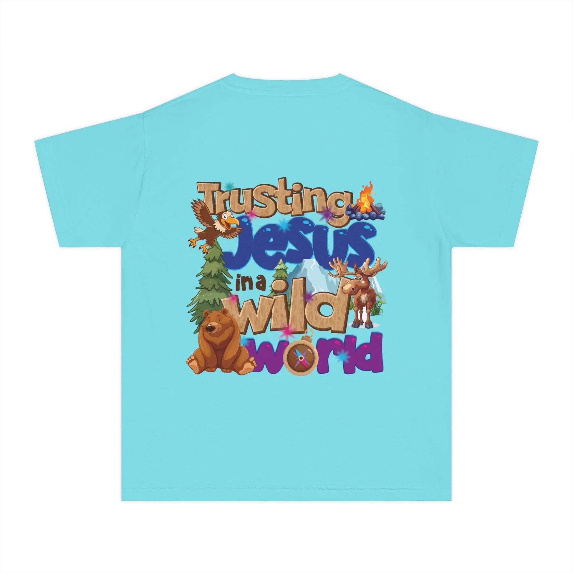 Youth Midweight Tee Rainbow Chaos Art Studio