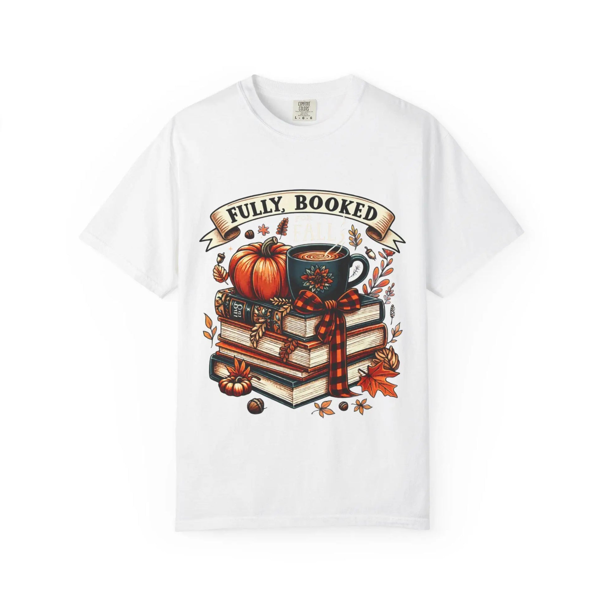Book Lover T-Shirt: Cozy Fall Fashion, Literary Gift Rainbow Chaos Art Studio