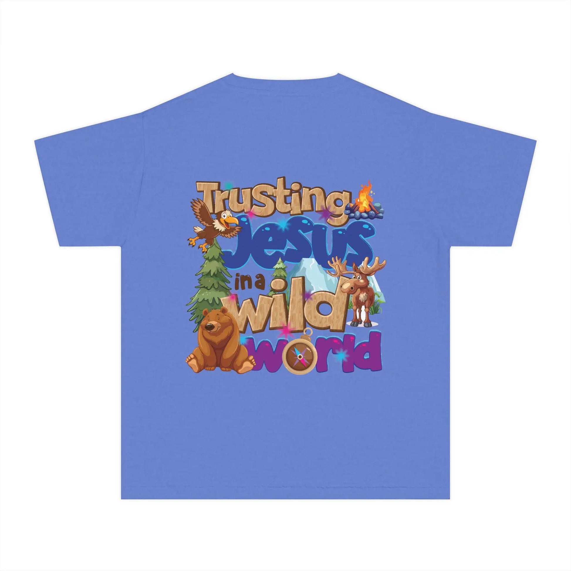 Youth Midweight Tee Rainbow Chaos Art Studio