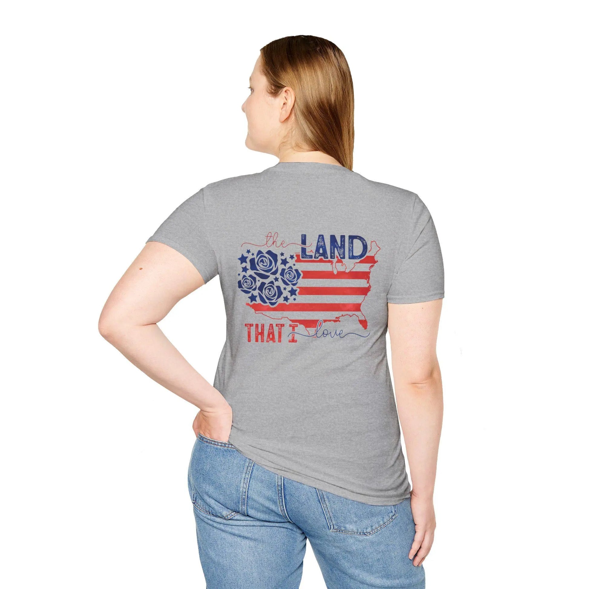 God Bless America T-Shirt: Patriotic American Pride Tee Rainbow Chaos Art Studio