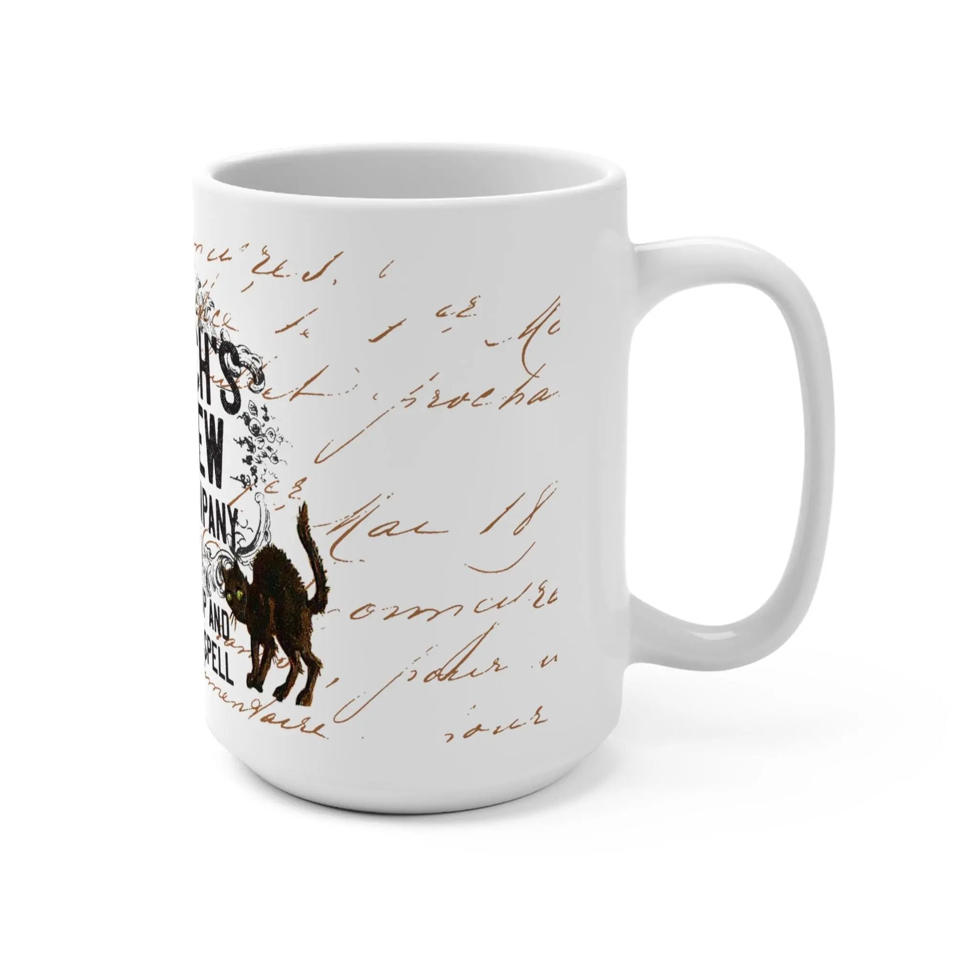 Ceramic Coffee Mug 15oz: Durable Gift for Tea Lovers Rainbow Chaos Art Studio