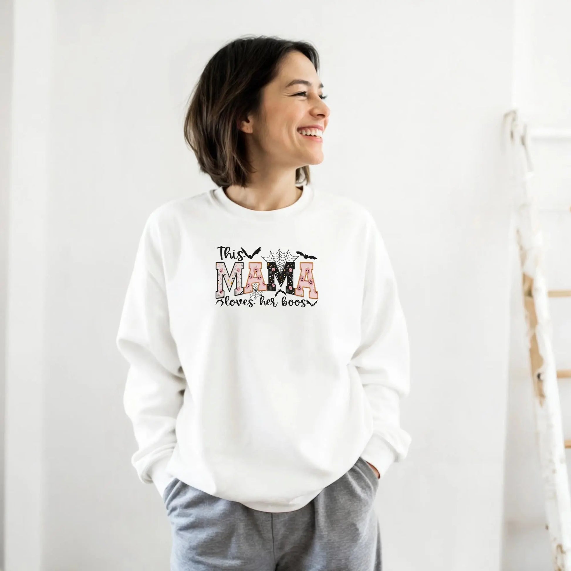 Personalized Halloween Sweatshirt - Perfect Gift for Moms & Birthdays Rainbow Chaos Art Studio