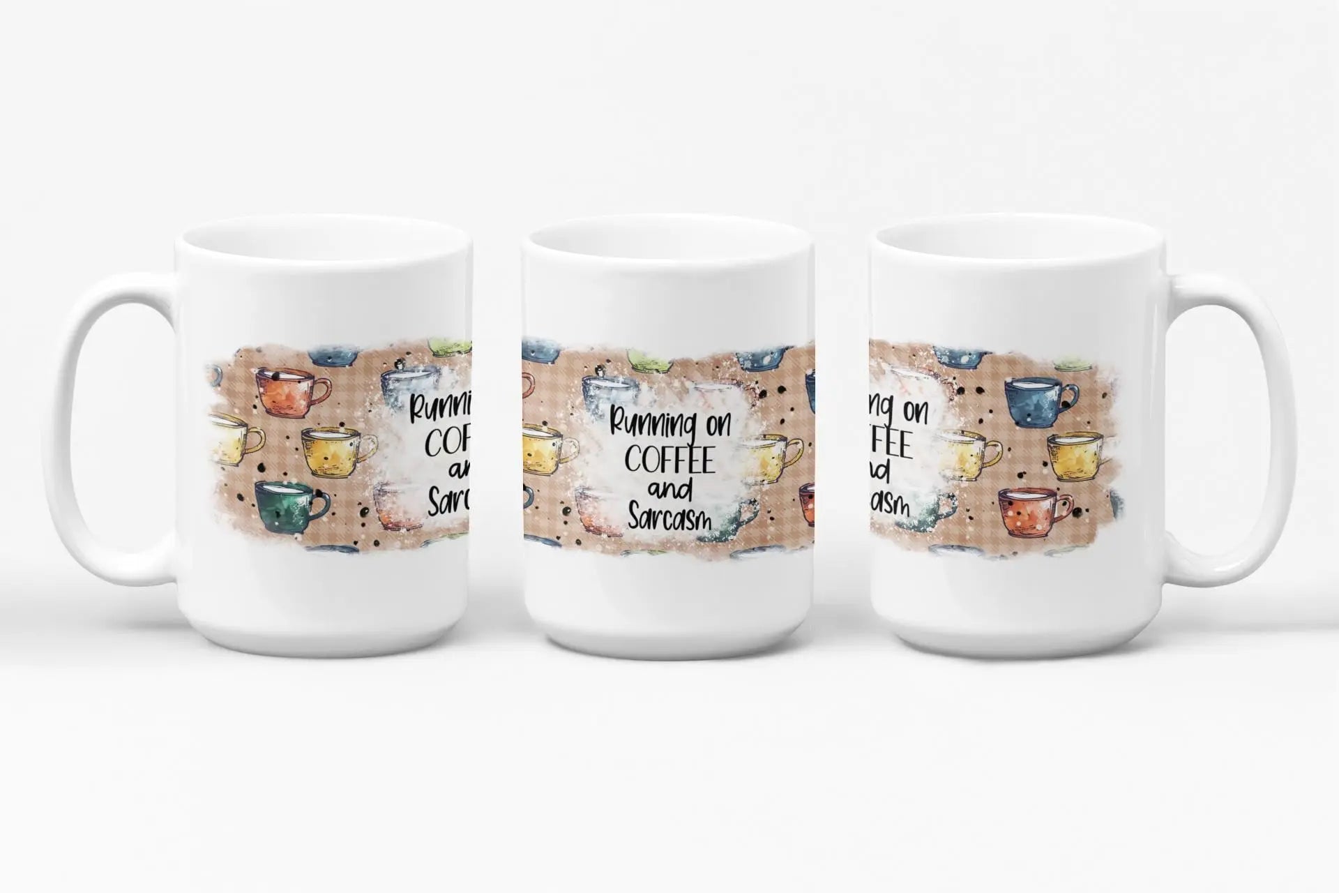 Funny Sarcastic Coffee Mug: Office Humor Gift for Coffee Lovers Rainbow Chaos Art Studio