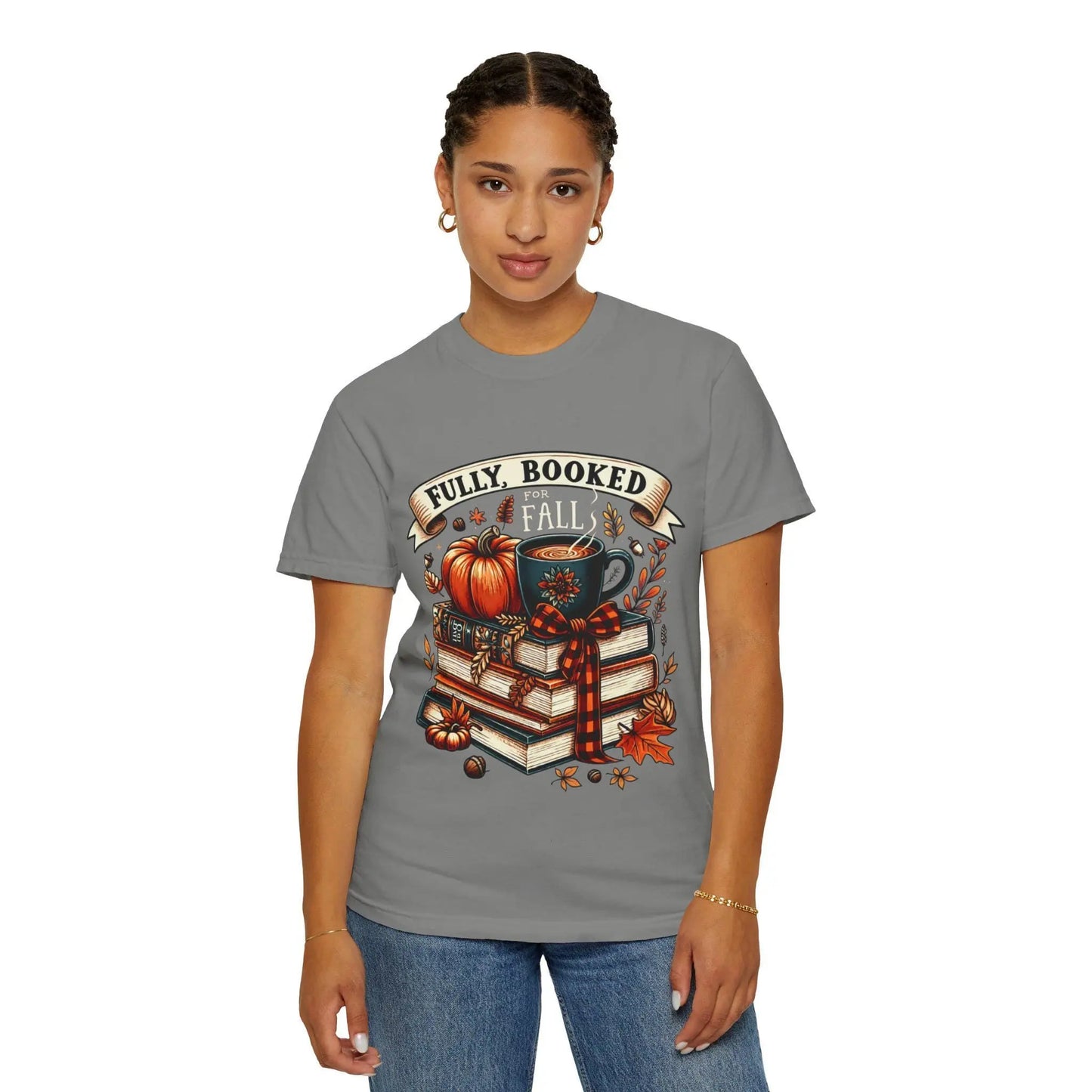 Book Lover T-Shirt: Cozy Fall Fashion, Literary Gift Rainbow Chaos Art Studio
