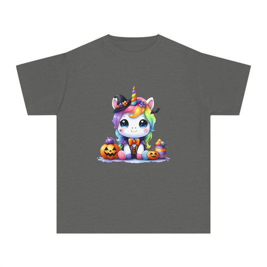 Rainbow Unicorn Girls Tee: Colorful Kids T-Shirt Rainbow Chaos Art Studio