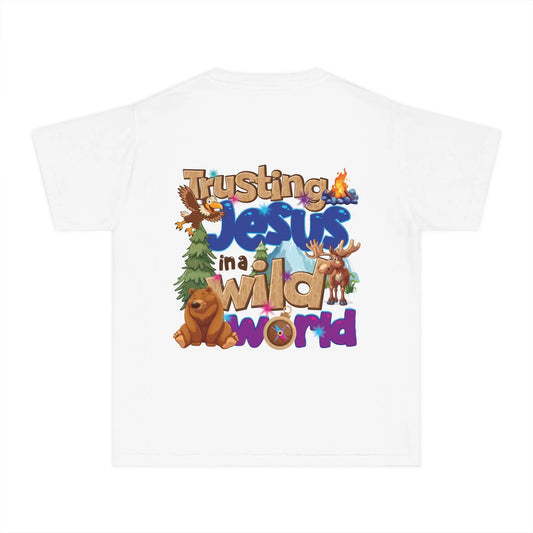 Youth Midweight Tee Rainbow Chaos Art Studio