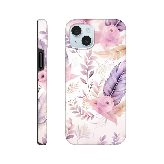 Lilac Floral Phone Case Rainbow Chaos Art Studio