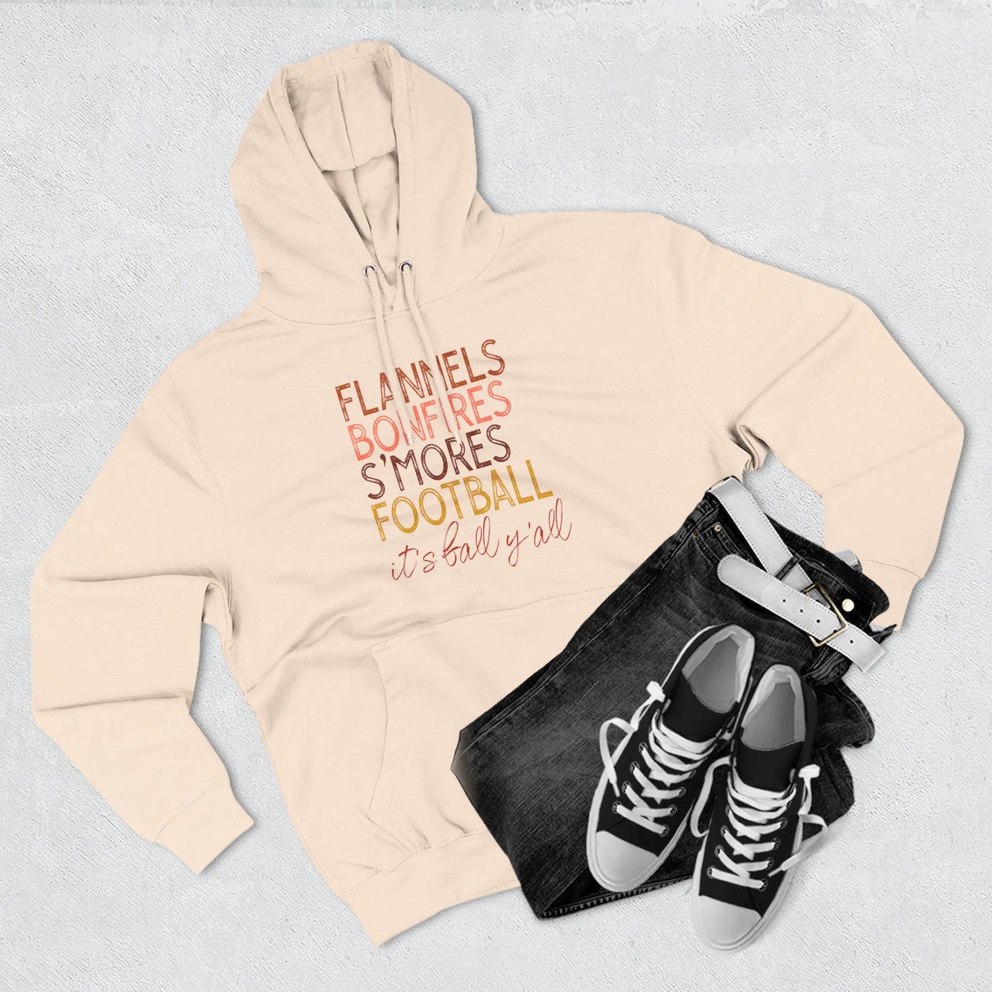 Cozy Fall Hoodie Rainbow Chaos Art Studio