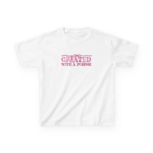 Kids Inspirational Cotton Tee: Motivational Shirt, Positive Affirmations Rainbow Chaos Art Studio