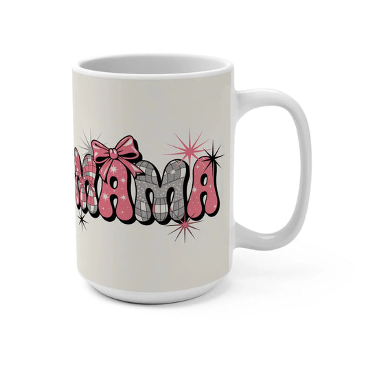 Charming Mama Mug - Perfect Gift for Moms, Mother's Day, Birthdays, Cozy Coffee Moments, Fun Desk Accessory, Kitchen Decor Rainbow Chaos Art Studio