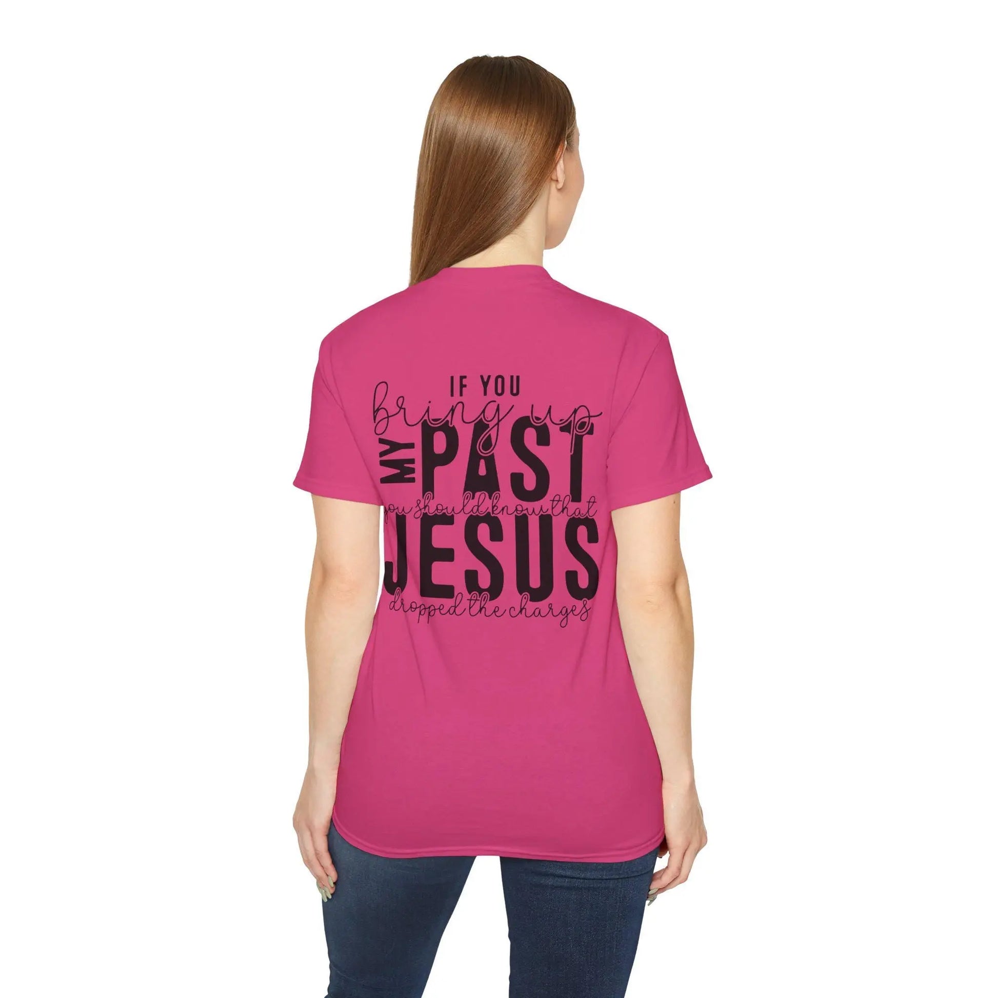 Forgiven Graphic Tee: Faith-Inspired Christian T-Shirt Rainbow Chaos Art Studio