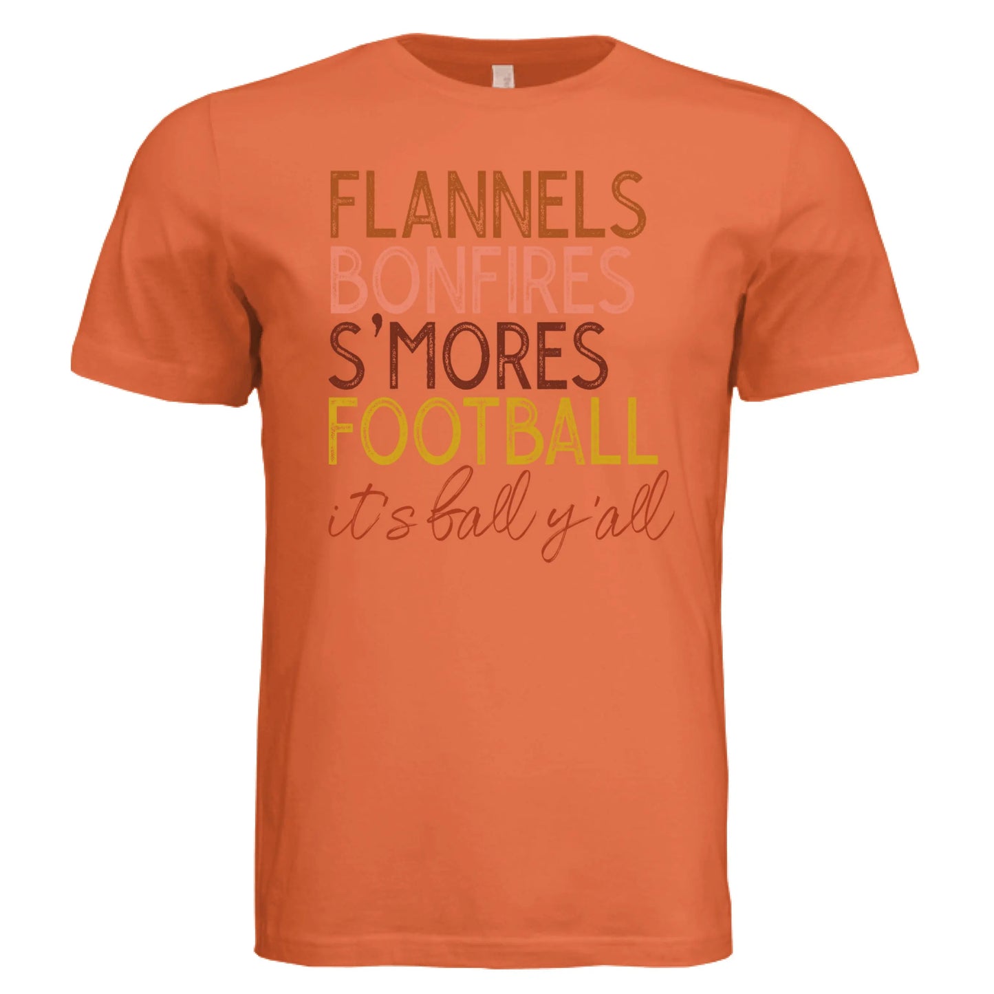 Solid Orange Triblend - FRONT