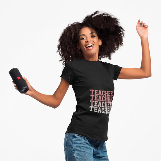 Comfort Colors Teacher T-Shirt: Soft US Cotton Back-to-School Tee Rainbow Chaos Art Studio
