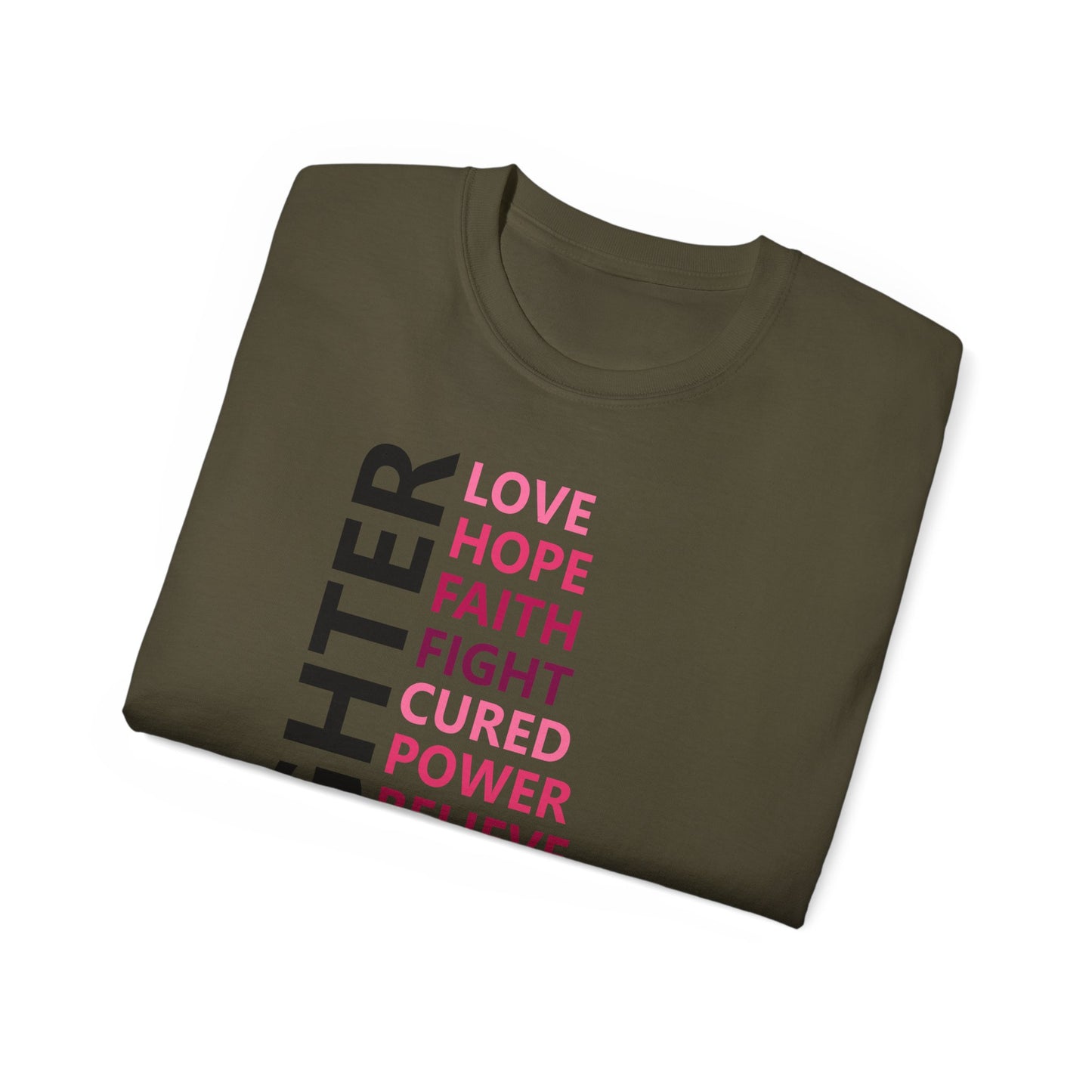 Breast Cancer Awareness Tee, Unisex Cotton T-Shirt for Supporters, Gift for Fighters and Survivors, Wear Pink for a Cause, [...]