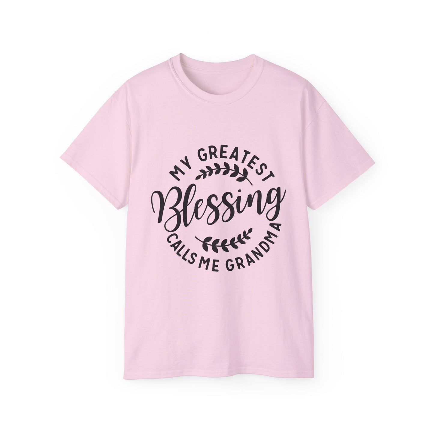 Grandma's Blessing Tee - Unisex Ultra Cotton T-Shirt, Gift for Grandma, Personalized Family Shirt, Mother's Day Gift, Comfortable [...] Printify