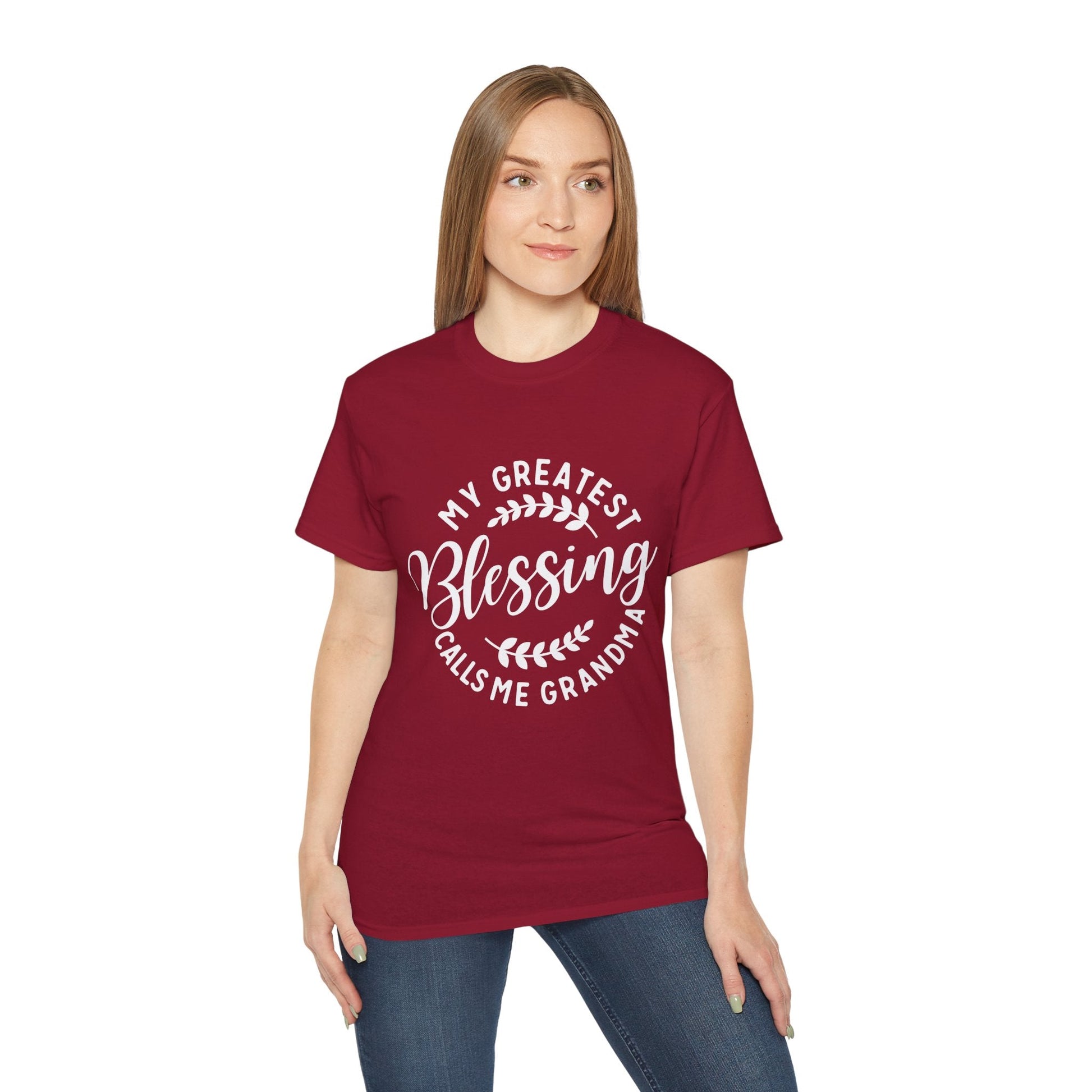 Grandma's Blessing Tee - Unisex Ultra Cotton T-Shirt, Gift for Grandma, Personalized Family Shirt, Mother's Day Gift, Comfortable [...] Printify