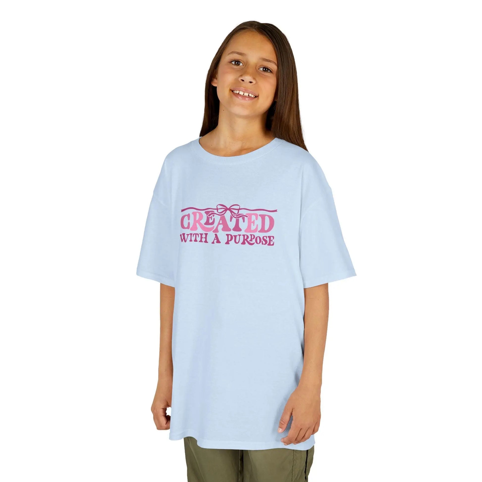 Kids Inspirational Cotton Tee: Motivational Shirt, Positive Affirmations Rainbow Chaos Art Studio