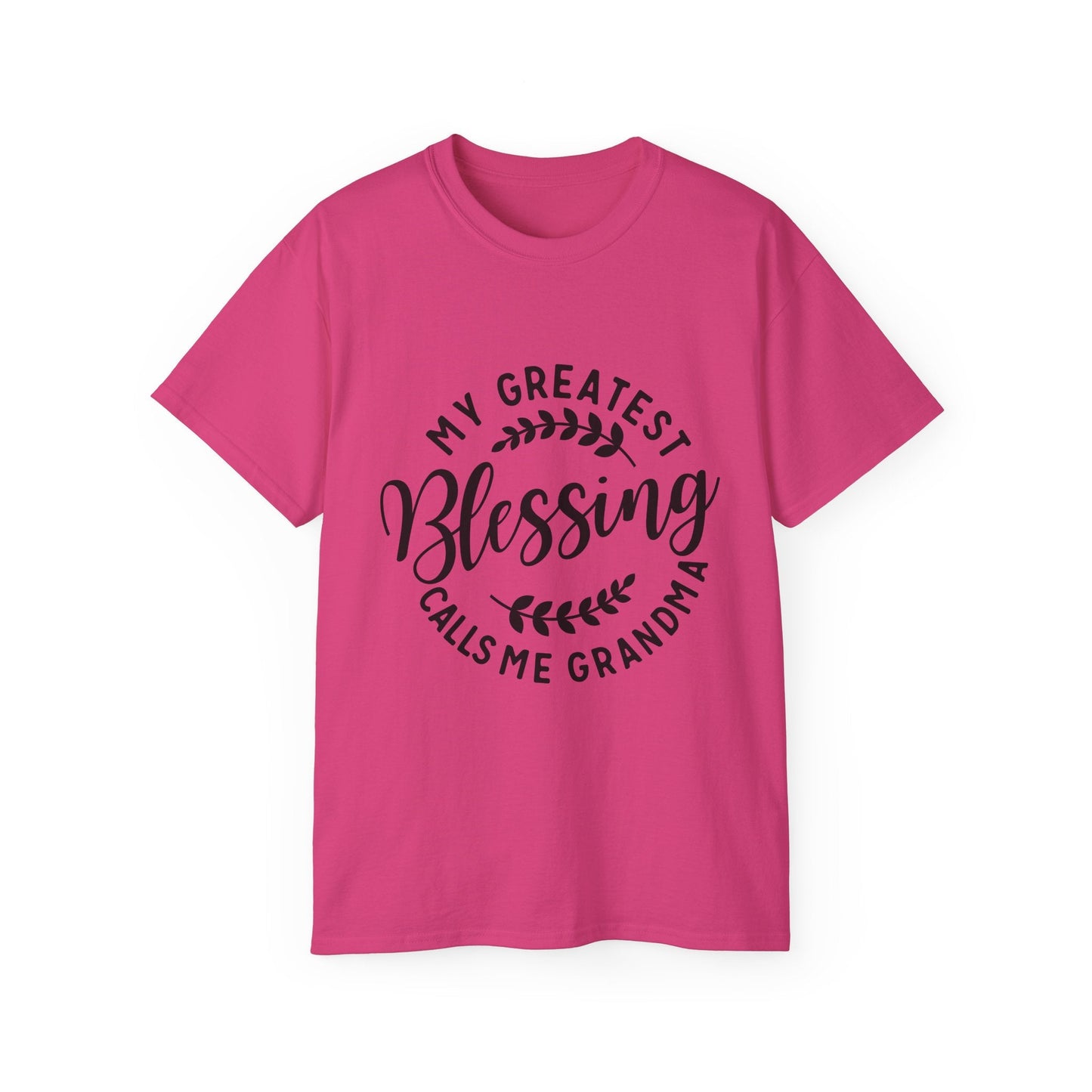 Grandma's Blessing Tee - Unisex Ultra Cotton T-Shirt, Gift for Grandma, Personalized Family Shirt, Mother's Day Gift, Comfortable [...] Printify