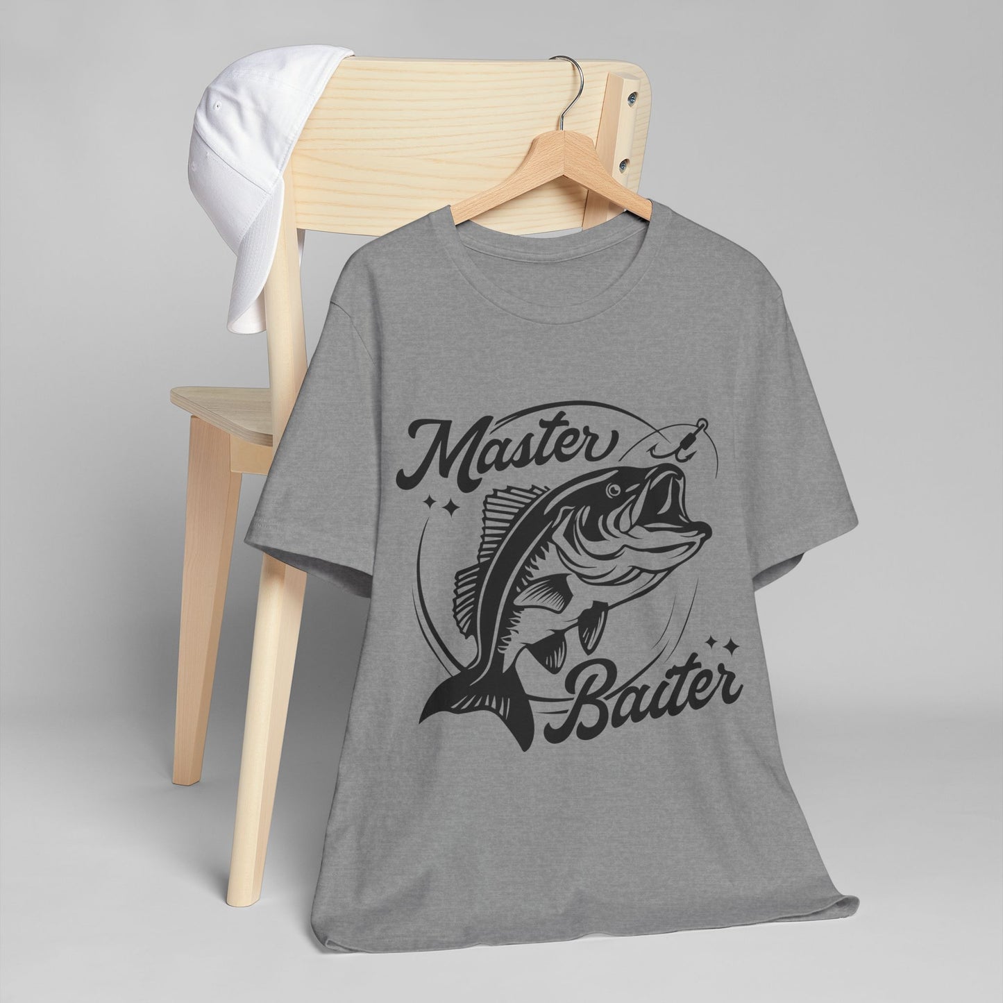 Master Baiter Fishing T-Shirt, Funny Fishing Shirt, Gift for Fisherman, Unisex Tee, Outdoor Apparel, Fish Enthusiast Gift