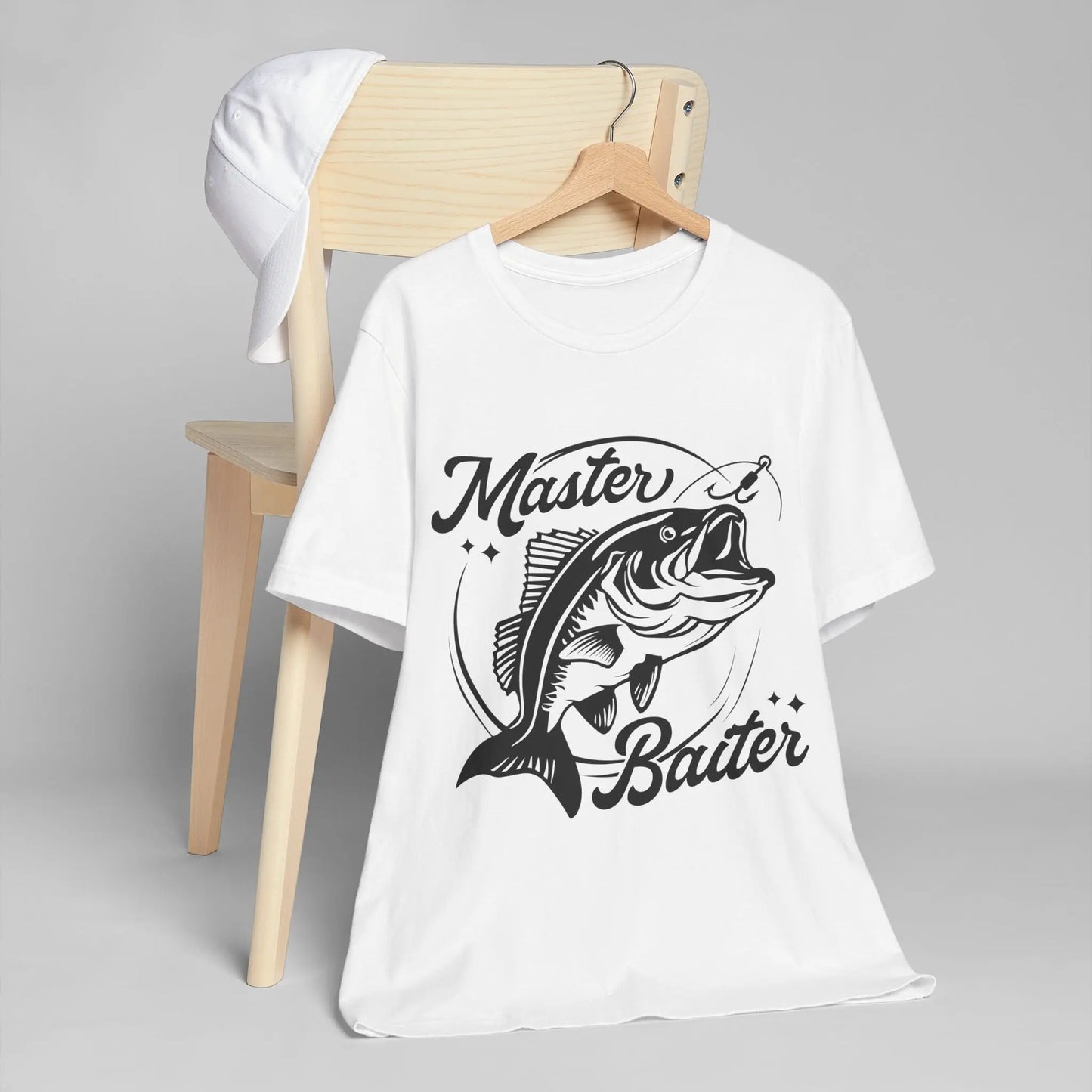 Master Baiter Fishing T-Shirt, Funny Fishing Shirt, Gift for Fisherman, Unisex Tee, Outdoor Apparel, Fish Enthusiast Gift Printify