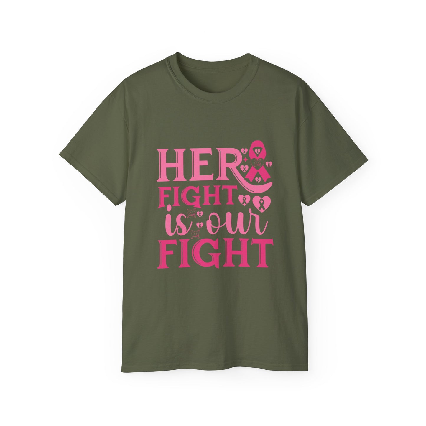 Empowering Fight Against Breast Cancer Tee, Awareness Shirt, Gift for Survivors, Motivational Top, Breast Cancer Support Apparel