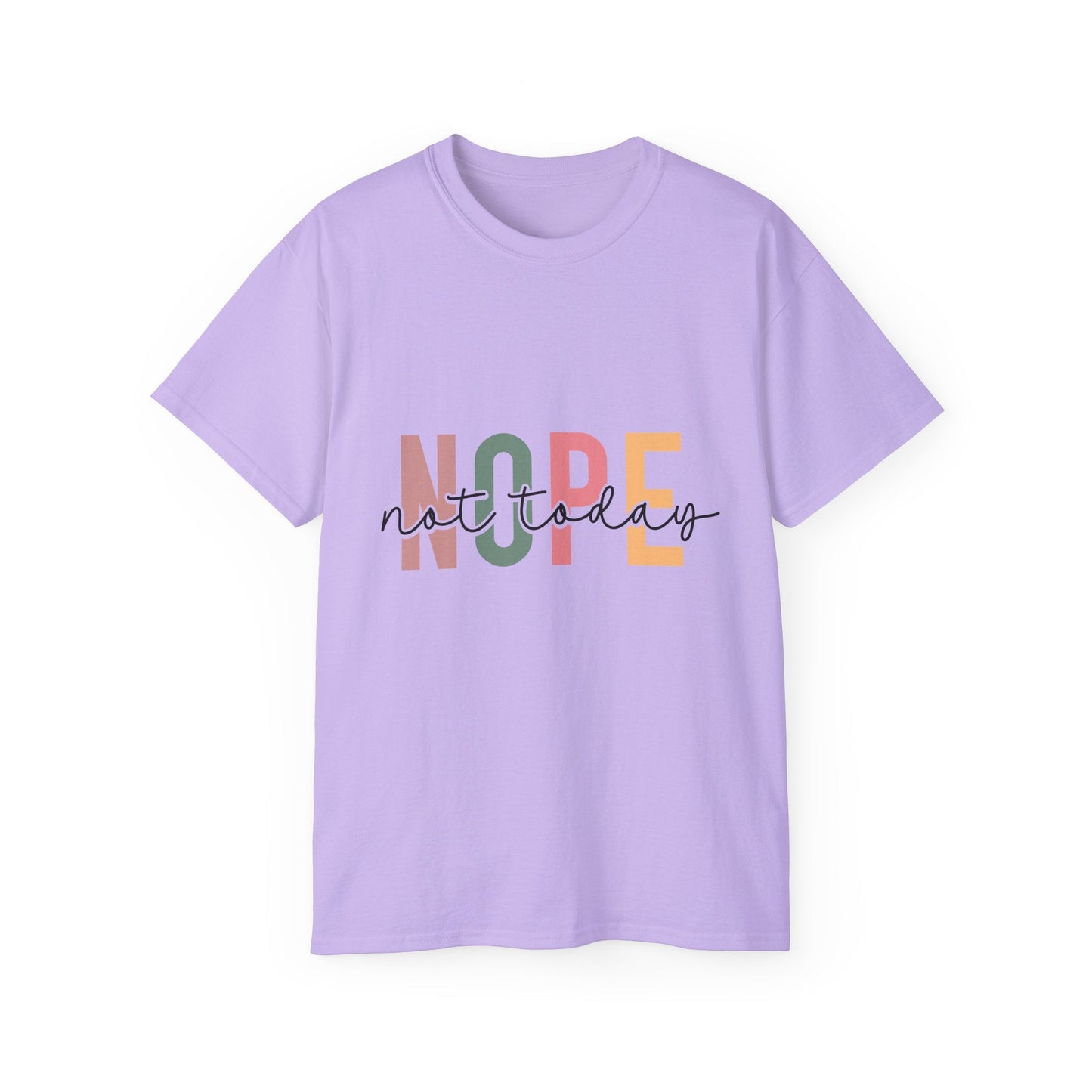 Cute 'Not Today' Unisex Ultra Cotton Tee, Casual T-Shirt for Everyday Wear, Funny Graphic Shirt, Gift for Her, Relaxed Fit Clothing Printify