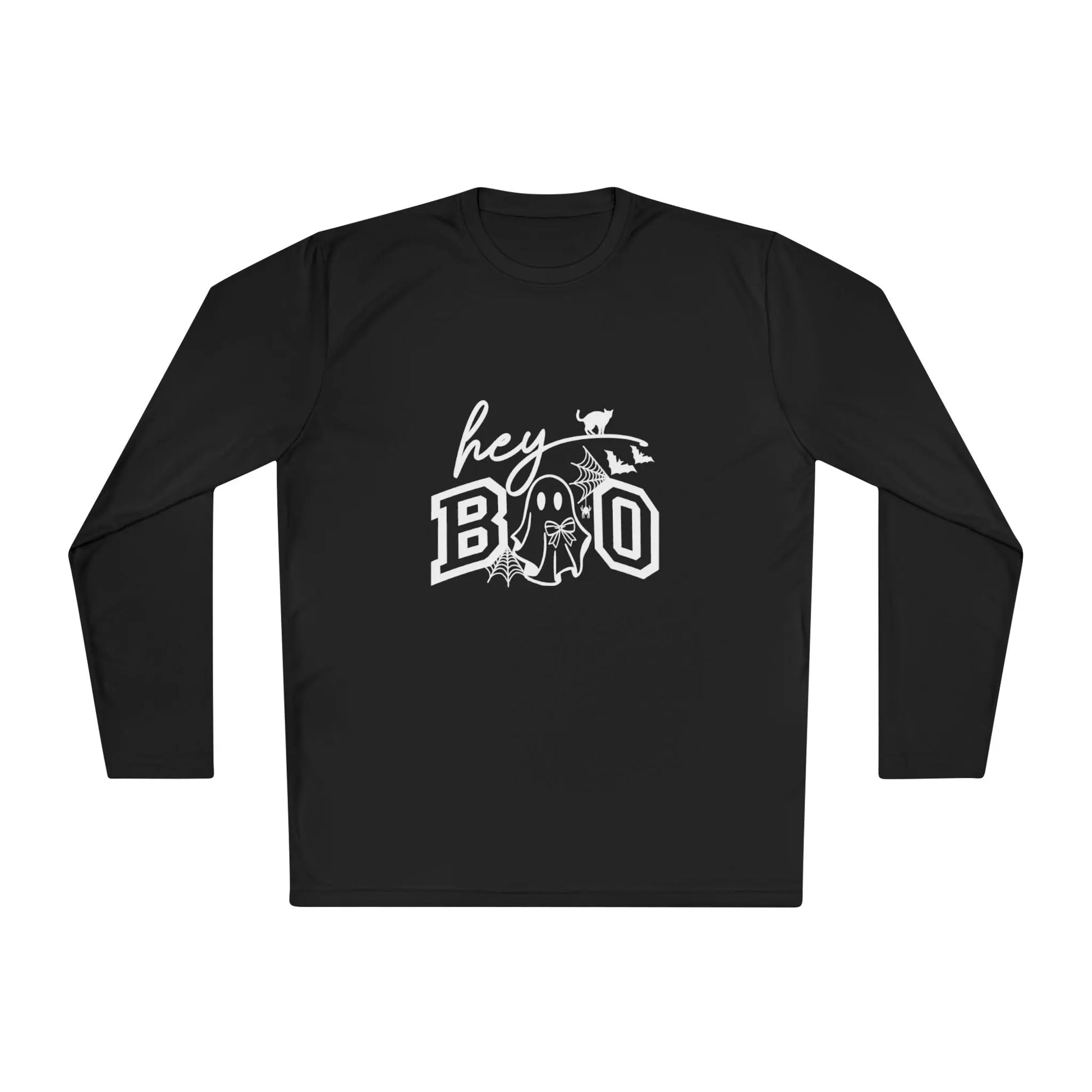 Halloween Ghost Long Sleeve Tee, Unisex T-Shirt, Fall Fashion, Spooky Season Apparel, Gift for Halloween Lovers, Halloween Gifts Printify