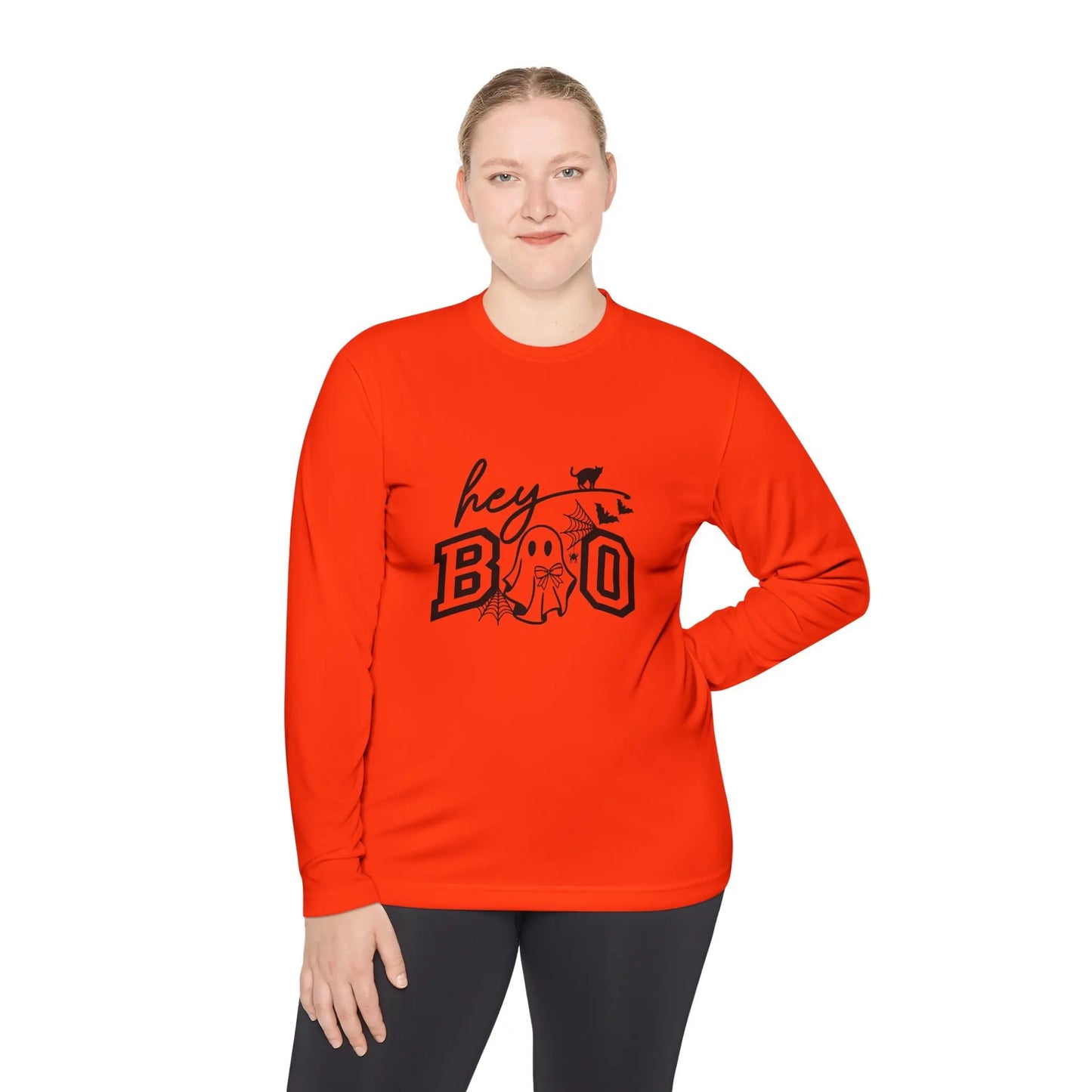 Halloween Ghost Long Sleeve Tee, Unisex T-Shirt, Fall Fashion, Spooky Season Apparel, Gift for Halloween Lovers, Halloween Gifts Printify
