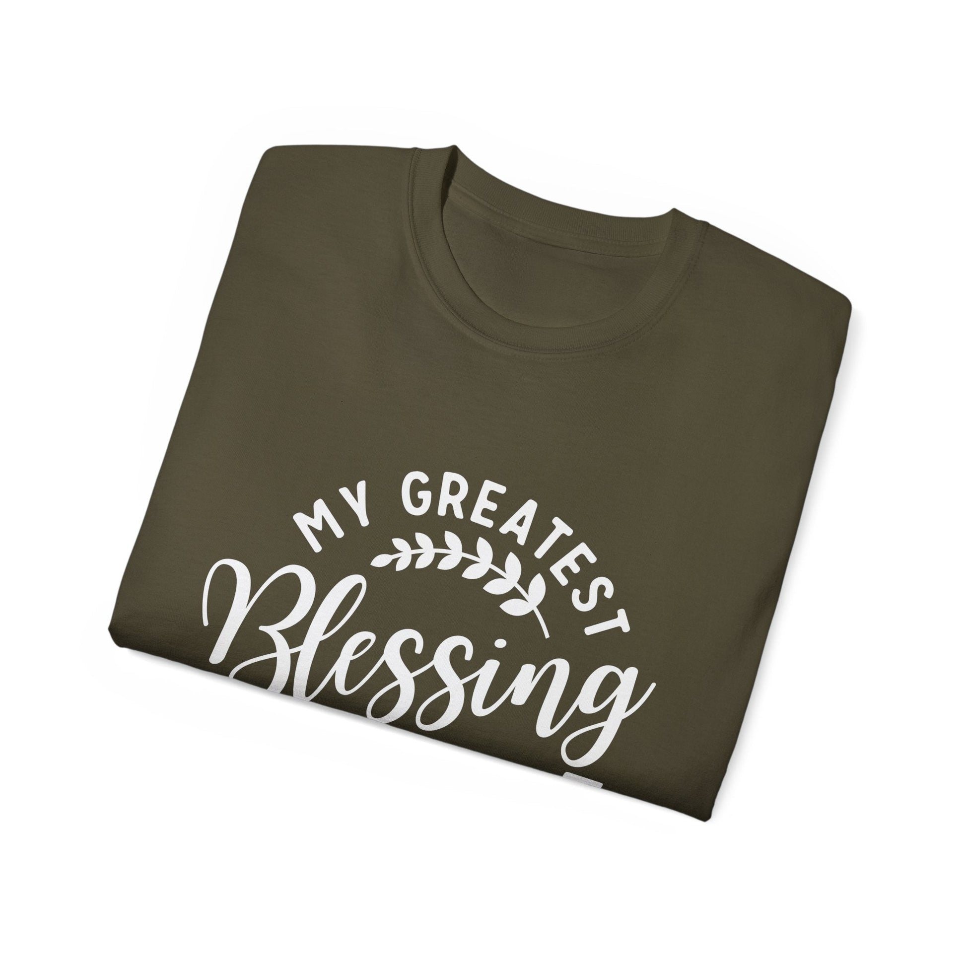 Grandma's Blessing Tee - Unisex Ultra Cotton T-Shirt, Gift for Grandma, Personalized Family Shirt, Mother's Day Gift, Comfortable [...] Printify