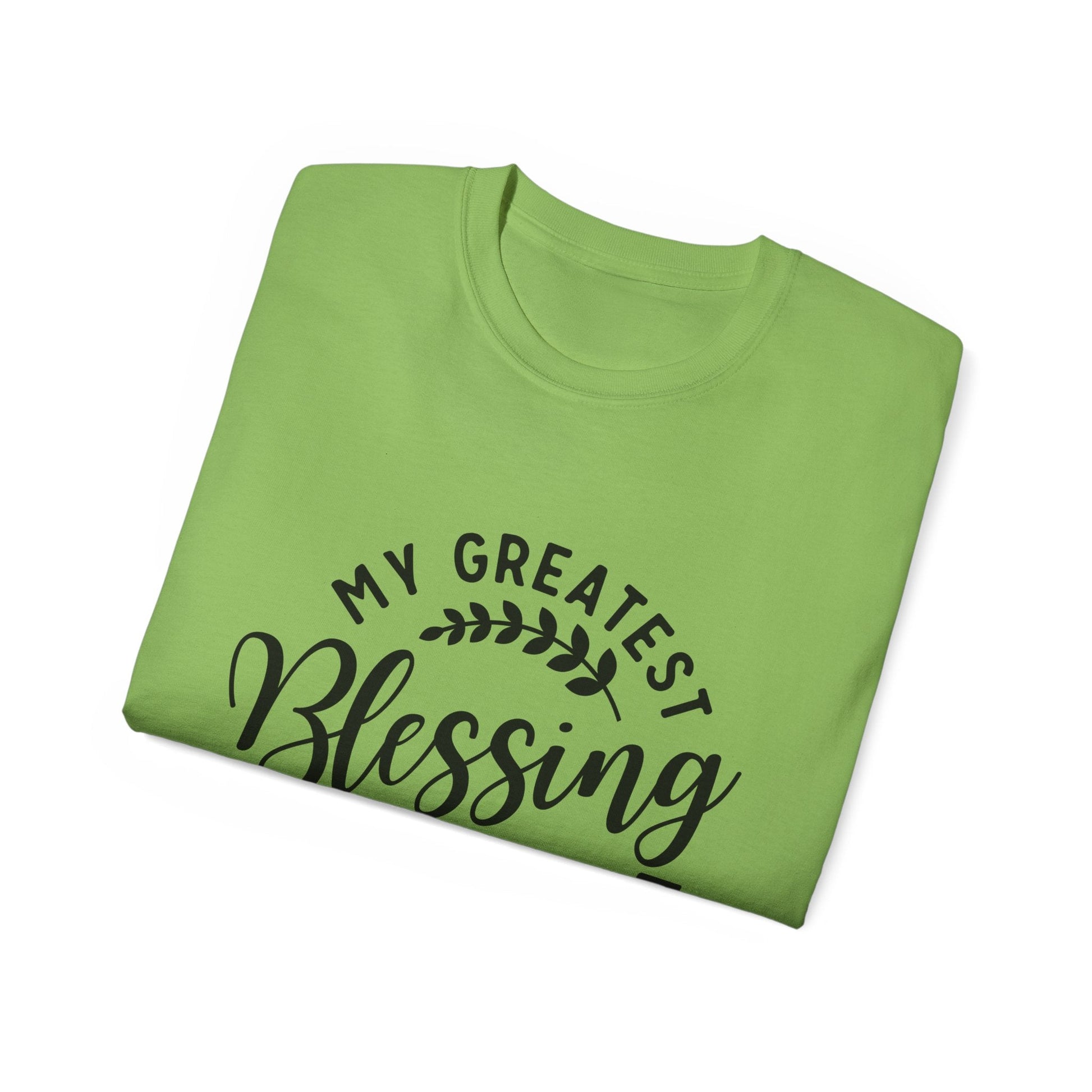 Grandma's Blessing Tee - Unisex Ultra Cotton T-Shirt, Gift for Grandma, Personalized Family Shirt, Mother's Day Gift, Comfortable [...] Printify