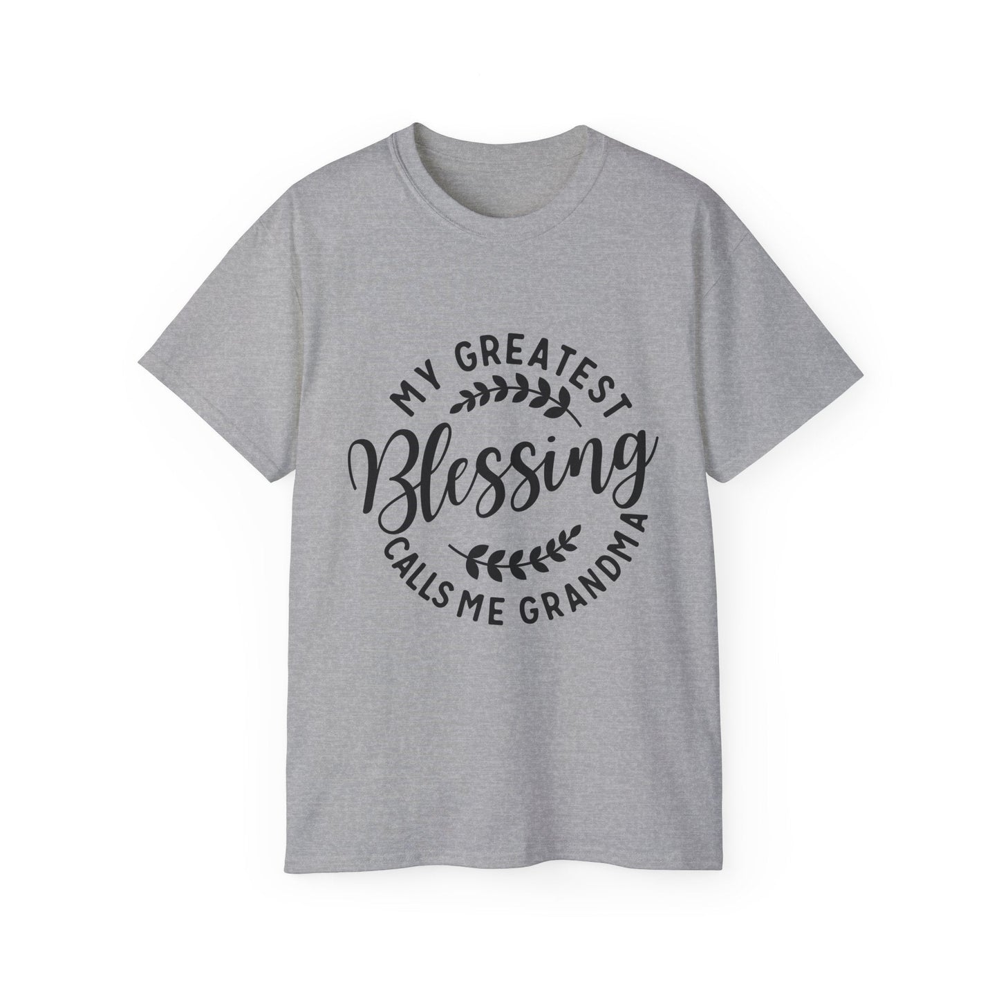 Grandma's Blessing Tee - Unisex Ultra Cotton T-Shirt, Gift for Grandma, Personalized Family Shirt, Mother's Day Gift, Comfortable [...] Printify