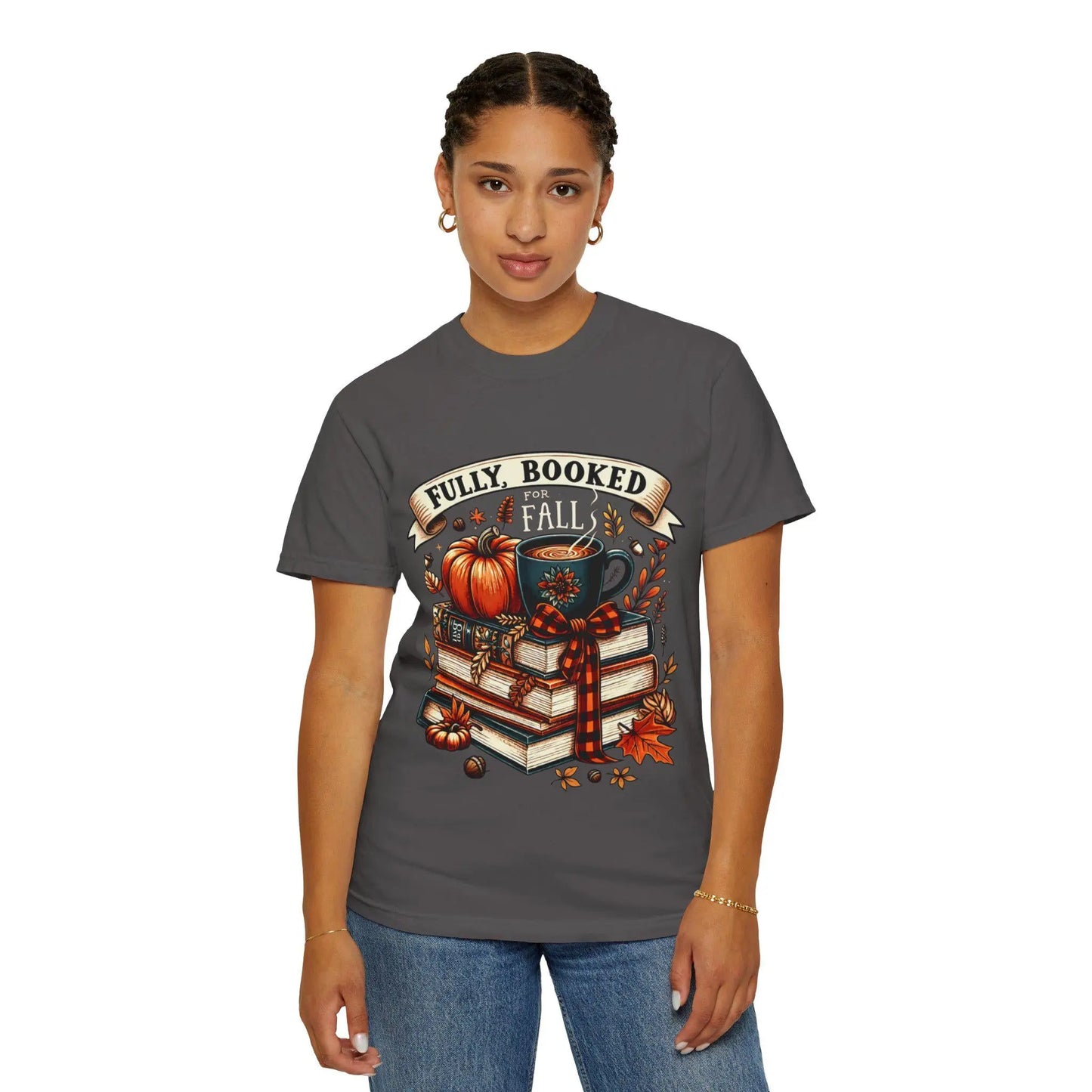 Book Lover T-Shirt: Cozy Fall Fashion, Literary Gift Rainbow Chaos Art Studio