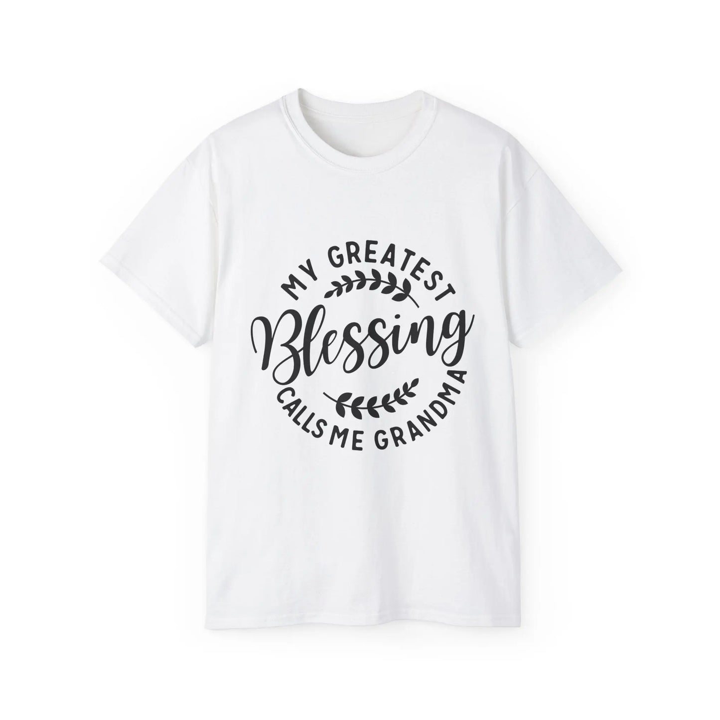 Grandma's Blessing Tee - Unisex Ultra Cotton T-Shirt, Gift for Grandma, Personalized Family Shirt, Mother's Day Gift, Comfortable [...] Printify