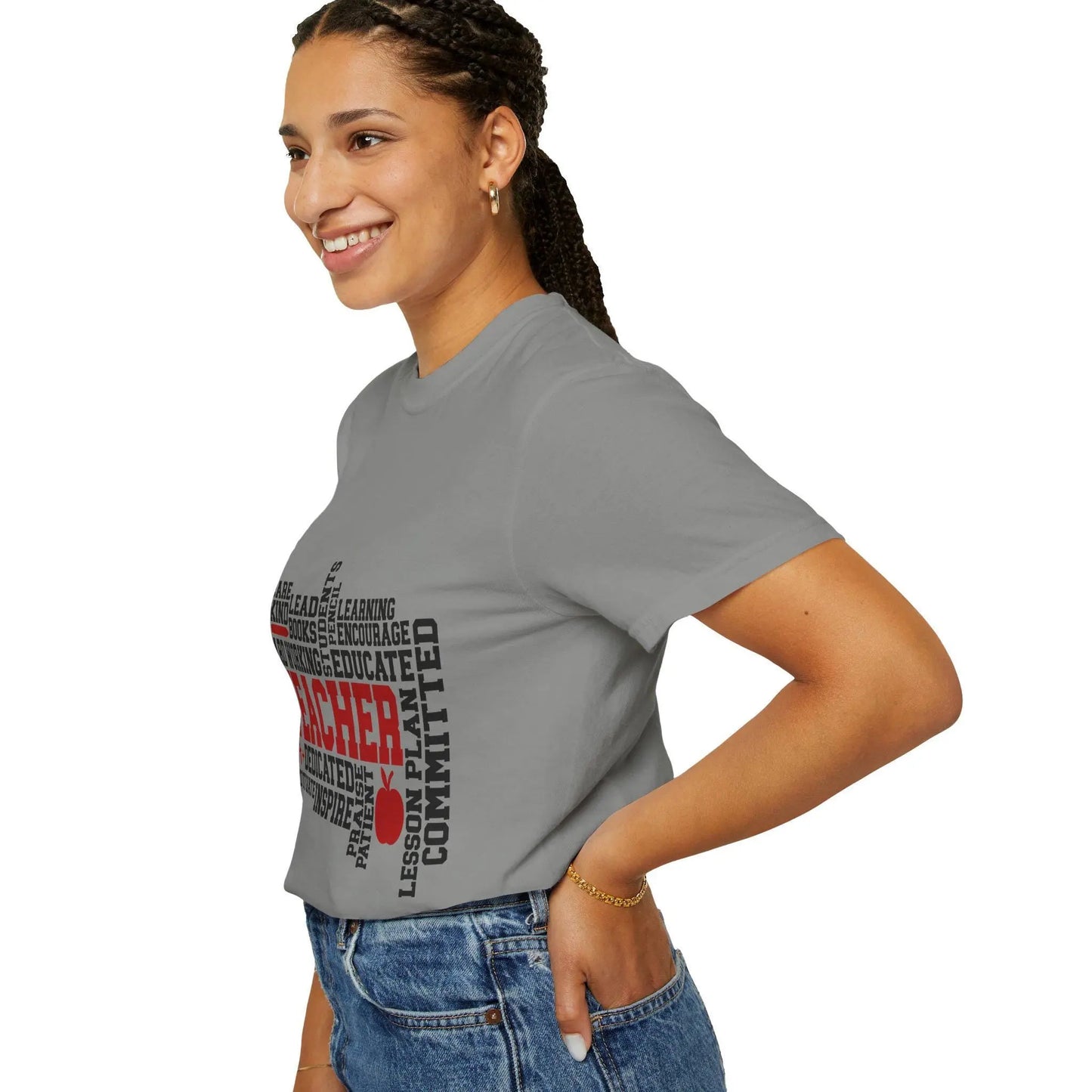 Inspirational Teacher T-Shirt: Unisex Educator Gift Rainbow Chaos Art Studio