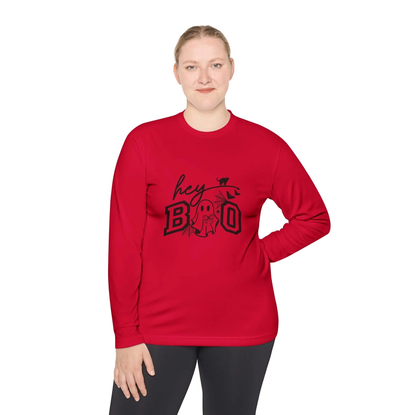 Halloween Ghost Long Sleeve Tee, Unisex T-Shirt, Fall Fashion, Spooky Season Apparel, Gift for Halloween Lovers, Halloween Gifts Printify