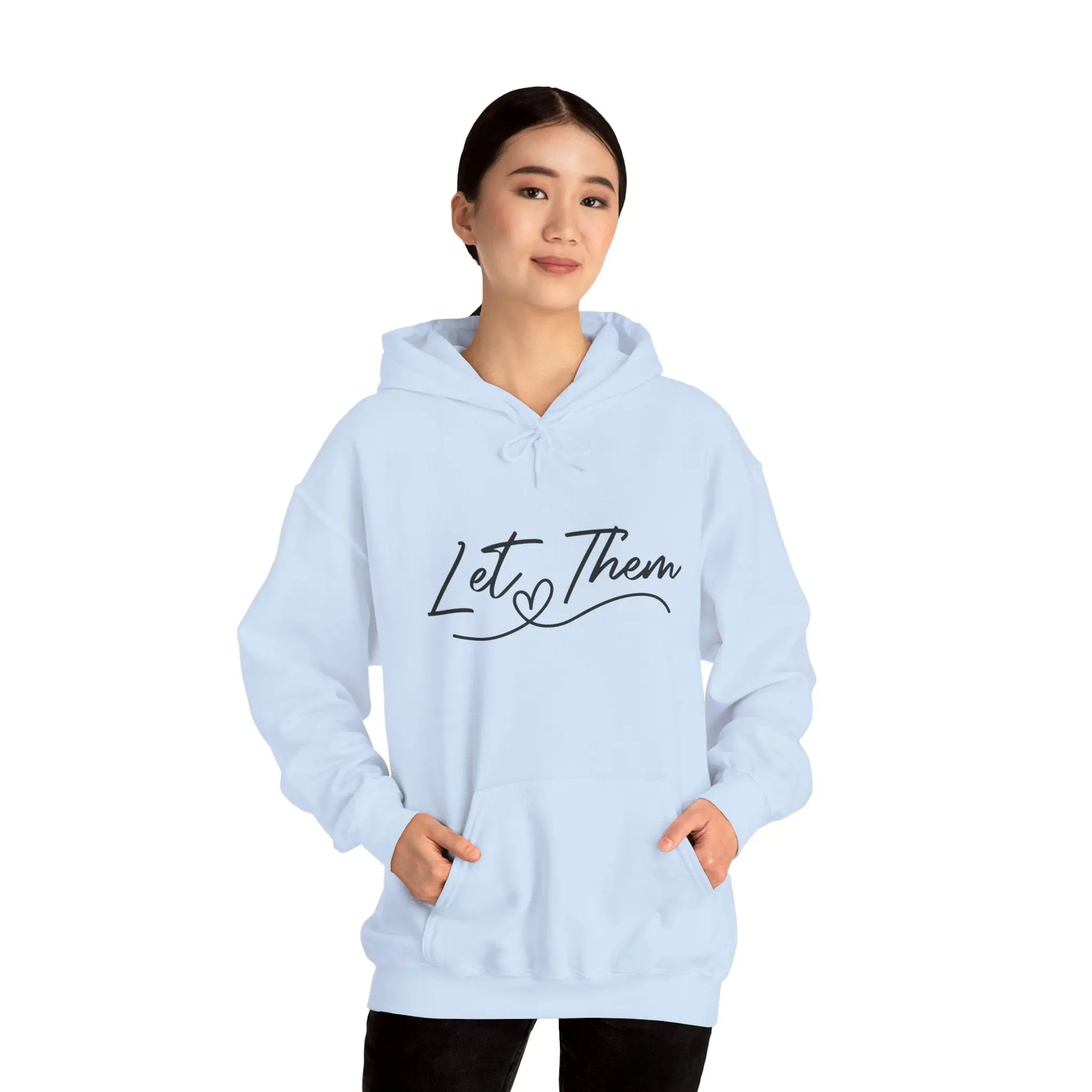 Person Wearing Blue Hoodie