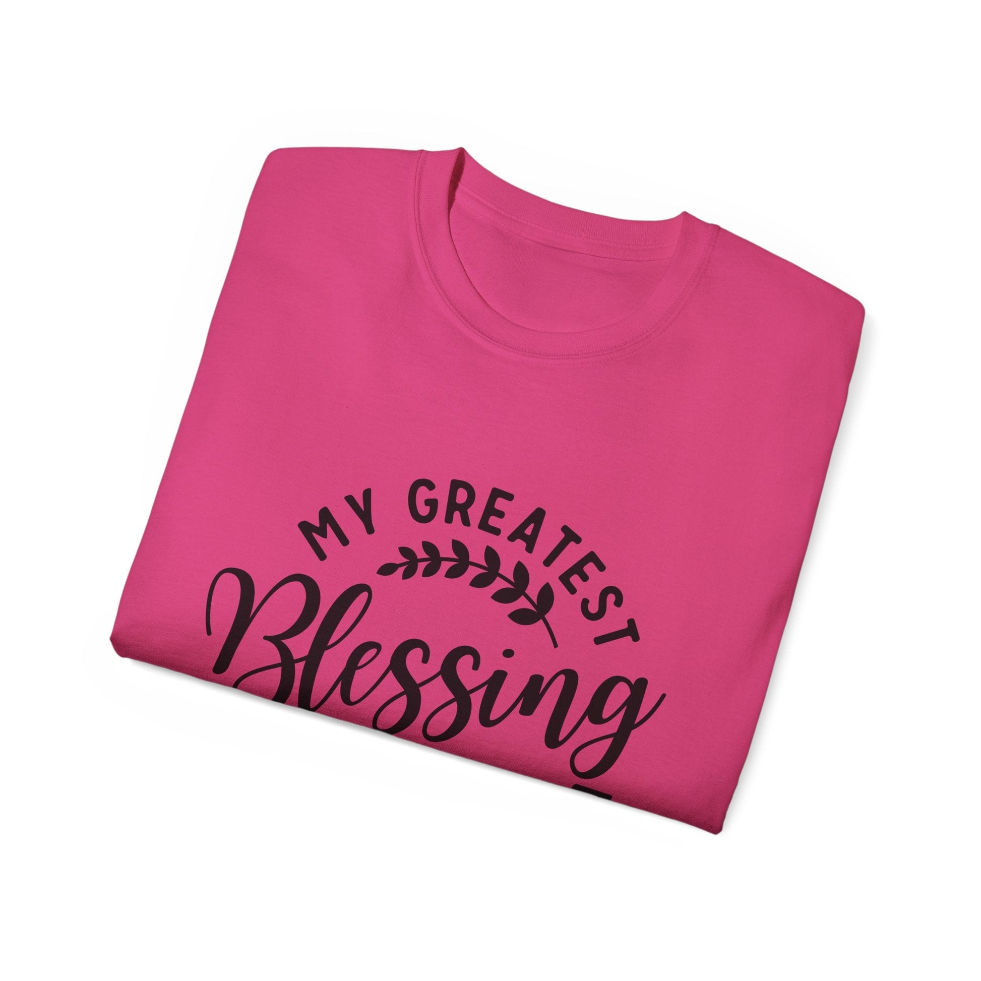 Grandma's Blessing Tee - Unisex Ultra Cotton T-Shirt, Gift for Grandma, Personalized Family Shirt, Mother's Day Gift, Comfortable [...] Printify