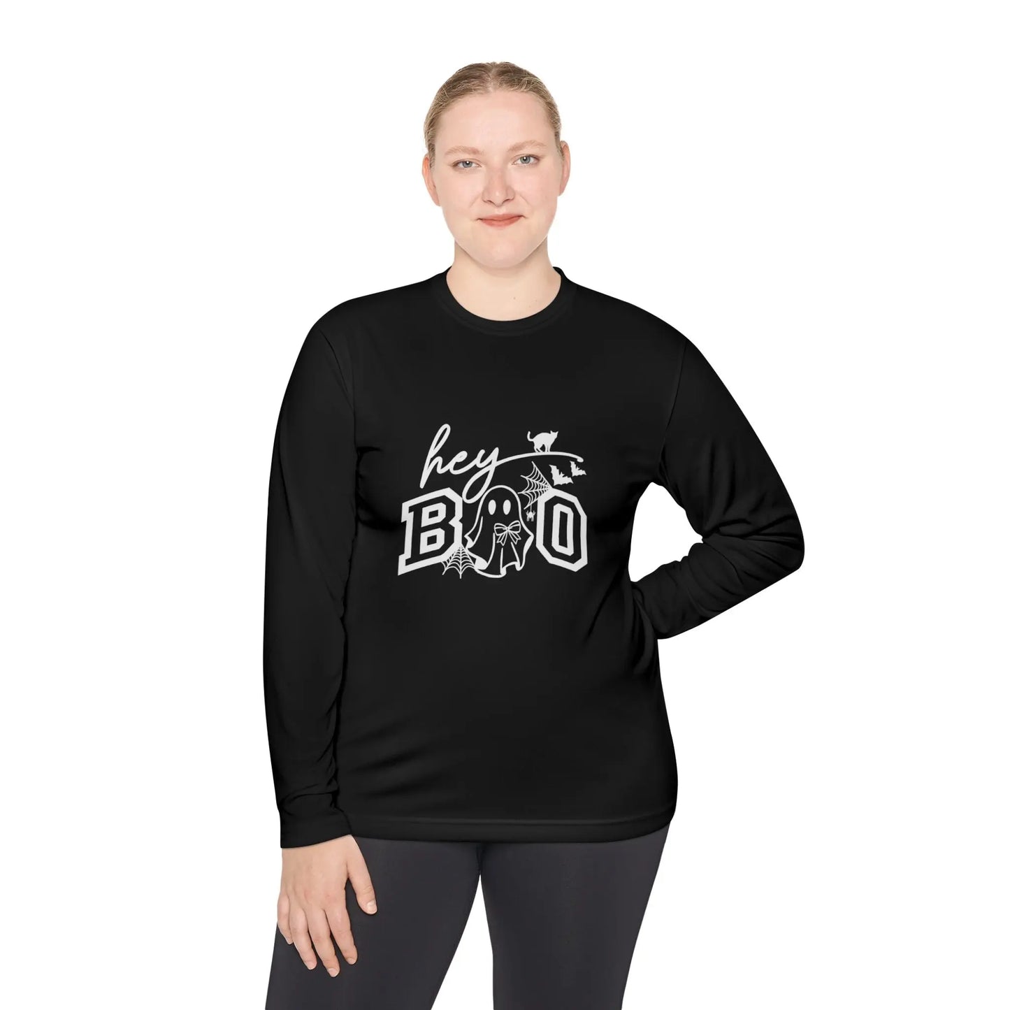 Halloween Ghost Long Sleeve Tee, Unisex T-Shirt, Fall Fashion, Spooky Season Apparel, Gift for Halloween Lovers, Halloween Gifts Printify
