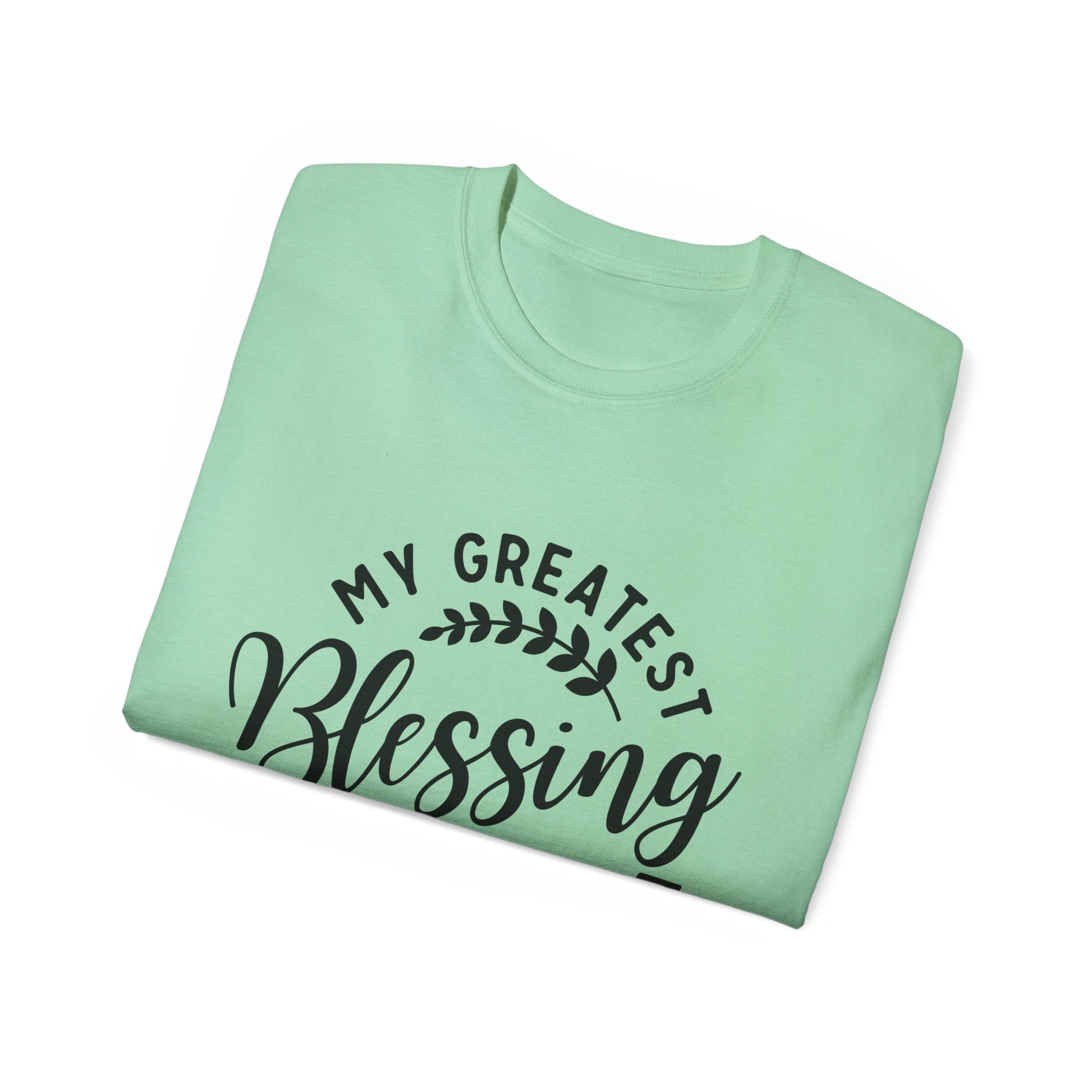 Grandma's Blessing Tee - Unisex Ultra Cotton T-Shirt, Gift for Grandma, Personalized Family Shirt, Mother's Day Gift, Comfortable [...] Printify