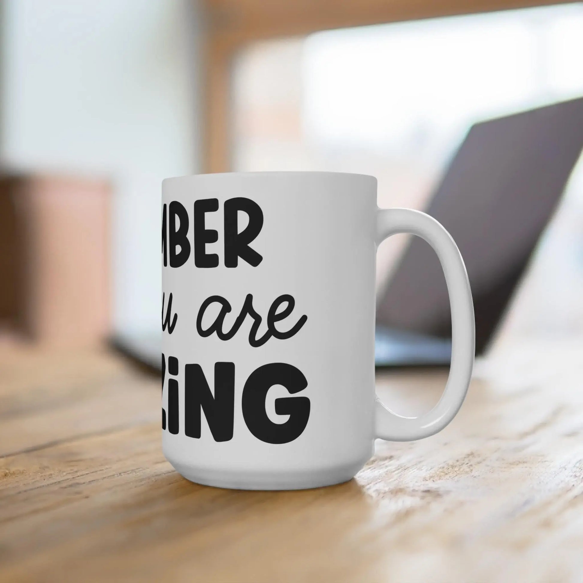 Inspirational Mug, Motivational Coffee Cup, Reminder Mug, Gift for Friends, Unique Affirmation Drinkware Rainbow Chaos Art Studio