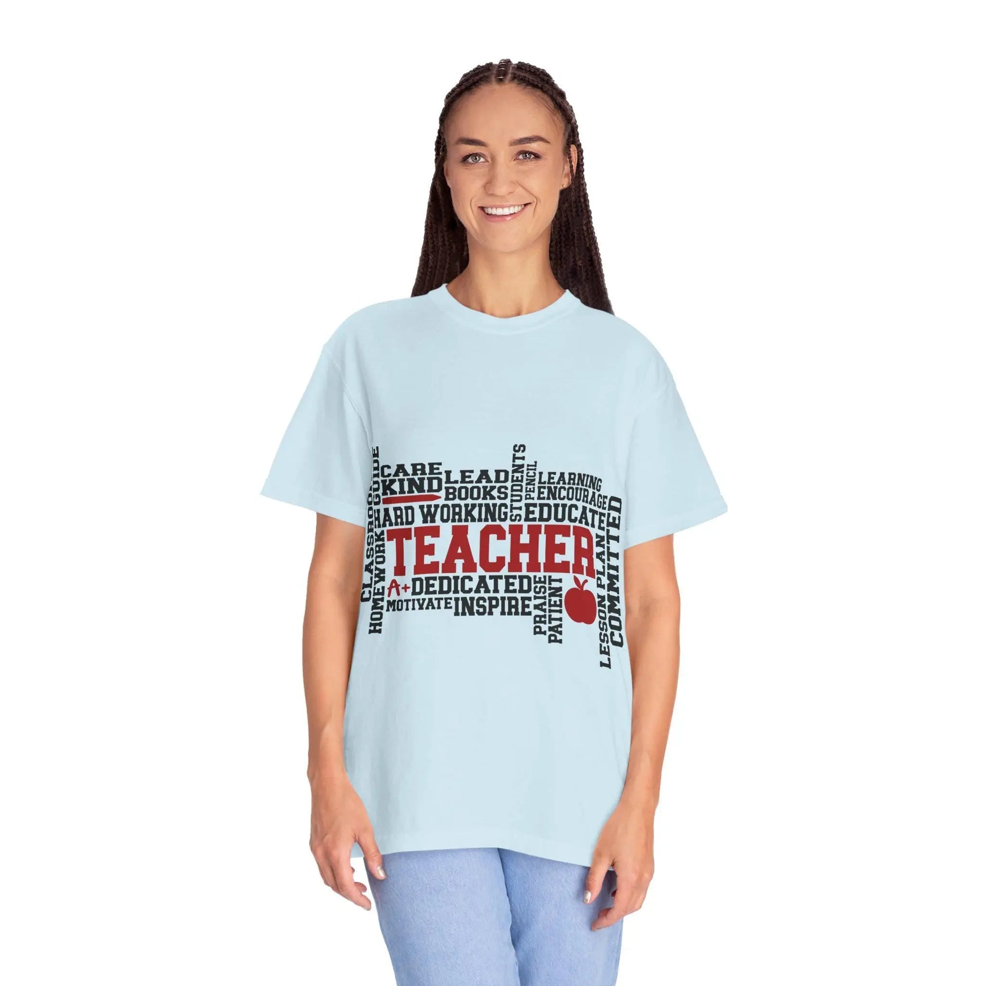 Inspirational Teacher T-Shirt: Unisex Educator Gift Rainbow Chaos Art Studio