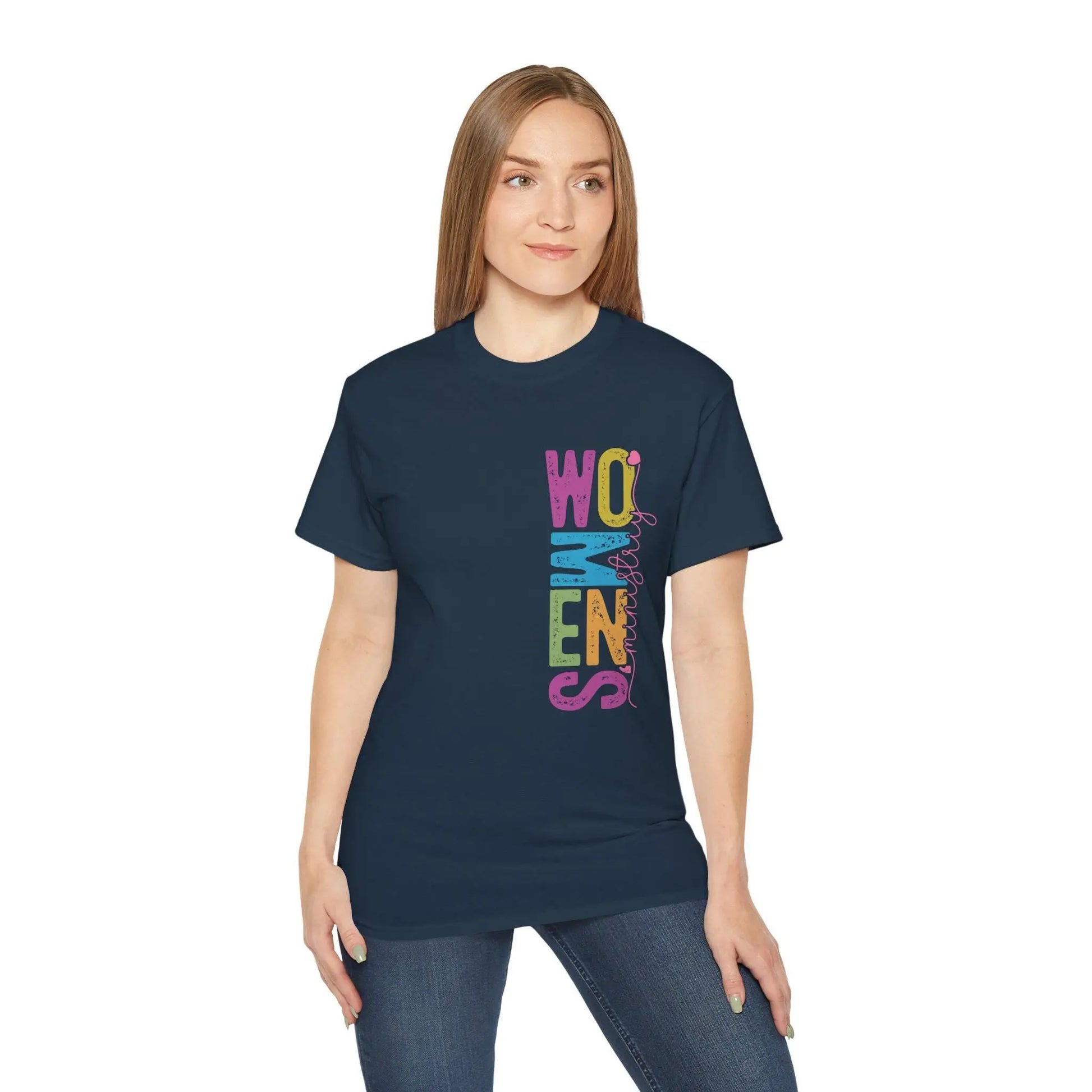 Inspirational Unisex Cotton Tee: Faith-Based Christian Apparel Rainbow Chaos Art Studio