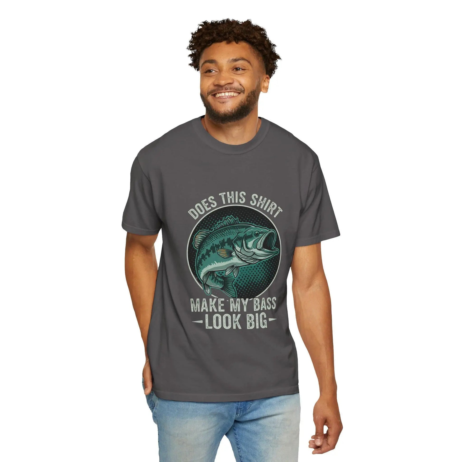 Fishing T-Shirt: Angler Gift for Father's Day - Soft US Cotton Rainbow Chaos Art Studio