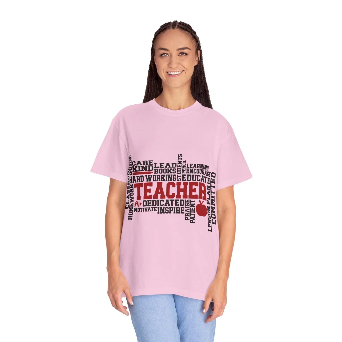 Inspirational Teacher T-Shirt: Unisex Educator Gift Rainbow Chaos Art Studio