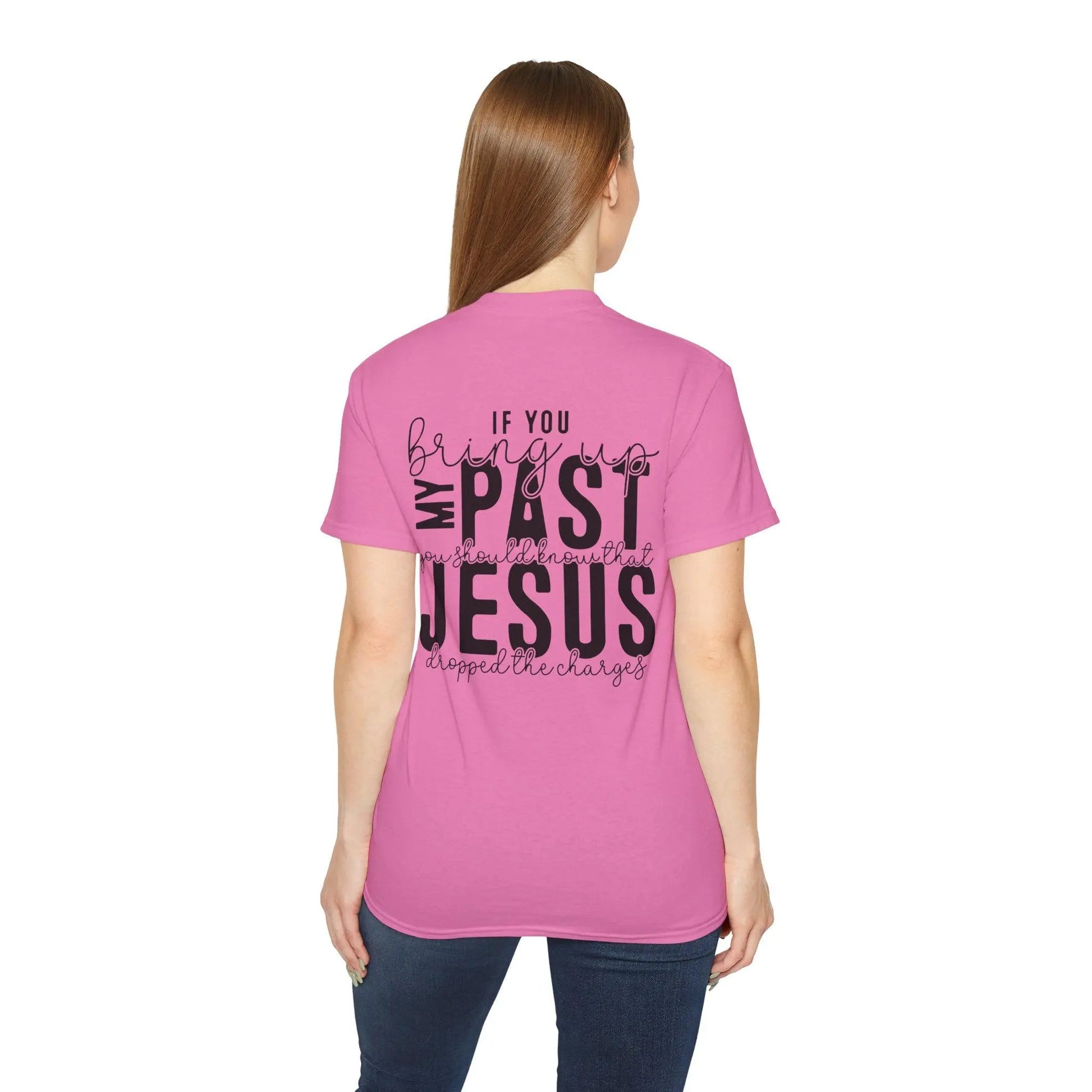 Forgiven Graphic Tee: Faith-Inspired Christian T-Shirt Rainbow Chaos Art Studio